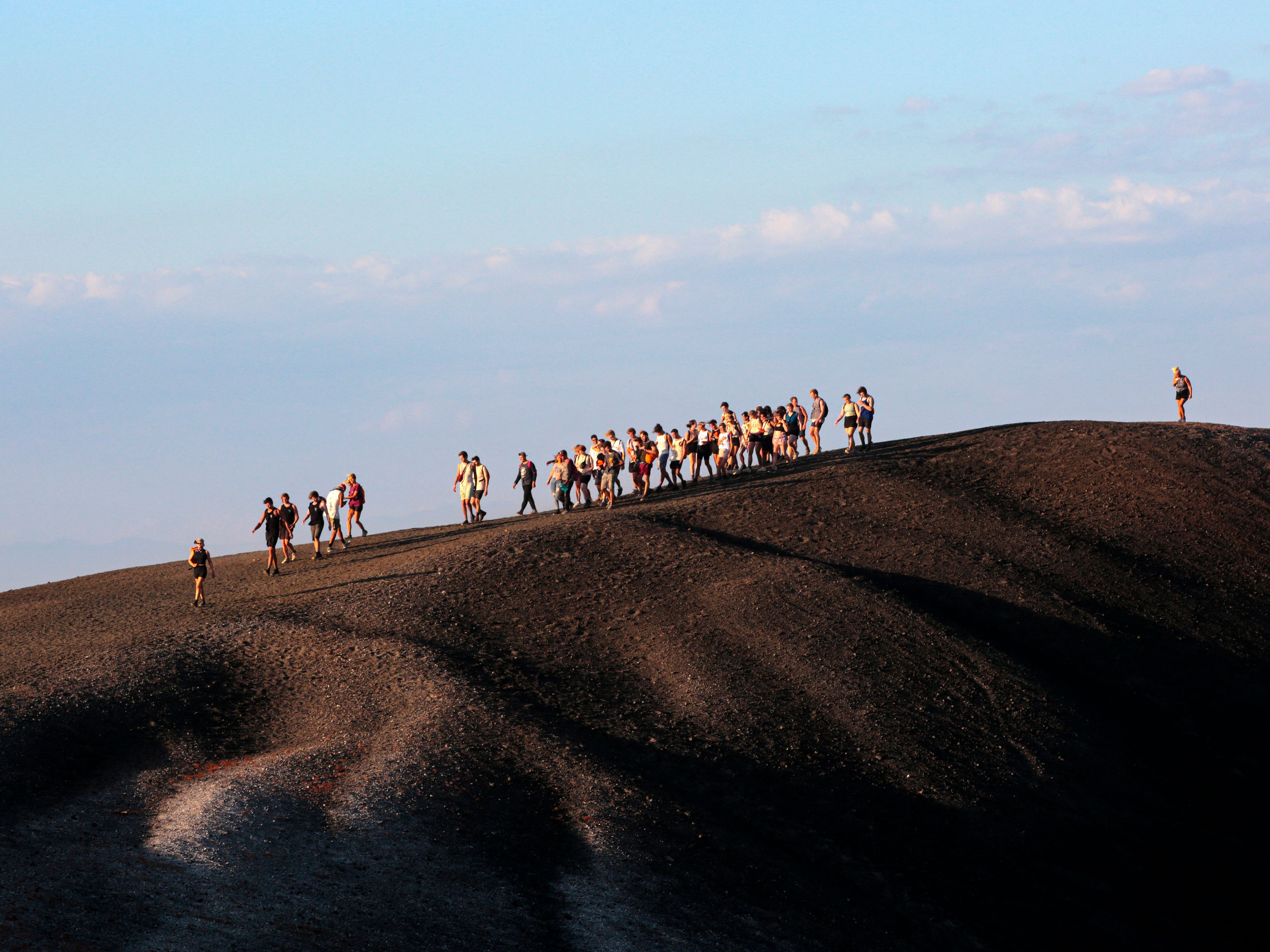 Volcano boarding was hit by the political crisis and pandemic