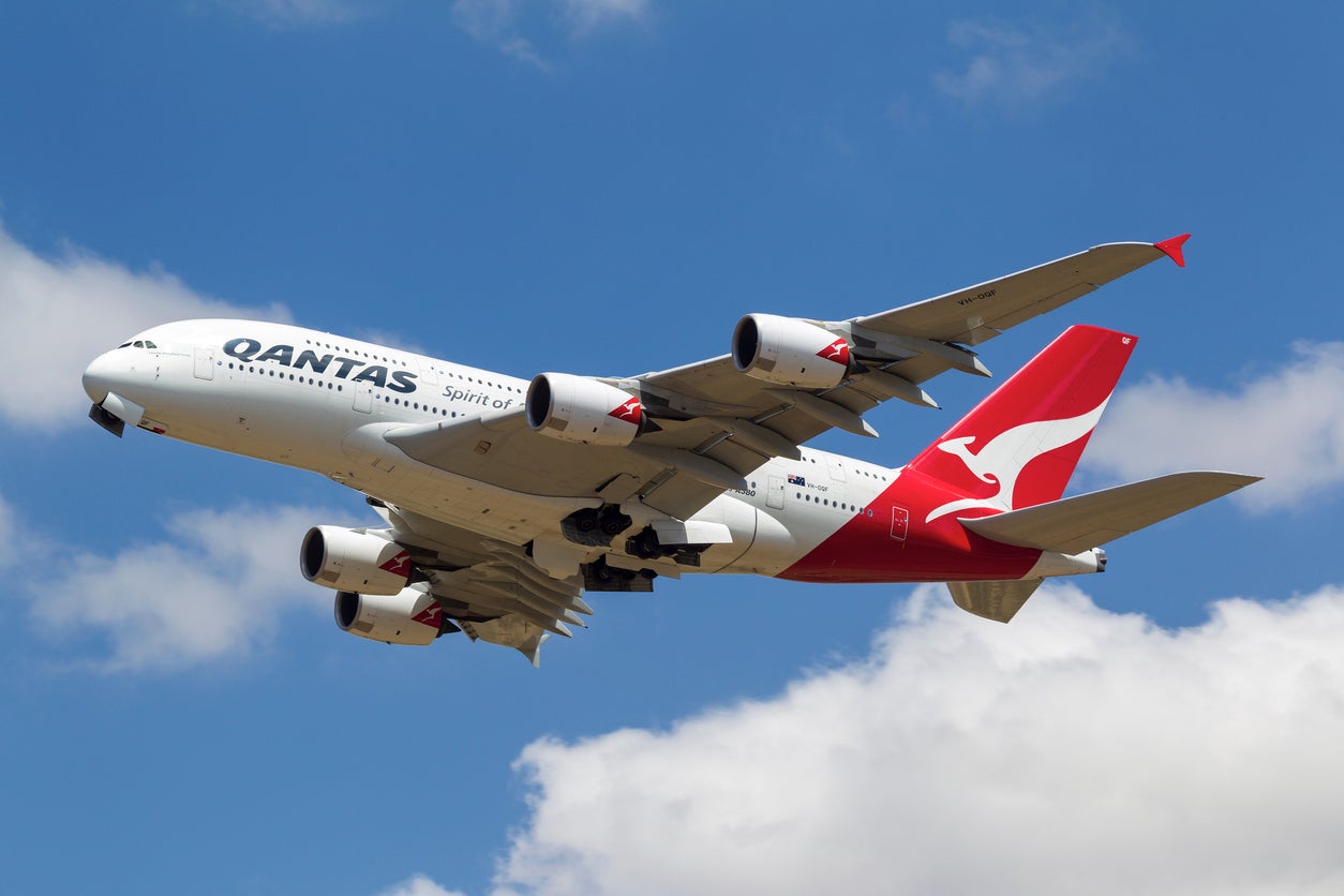 A Qantas Airbus A380