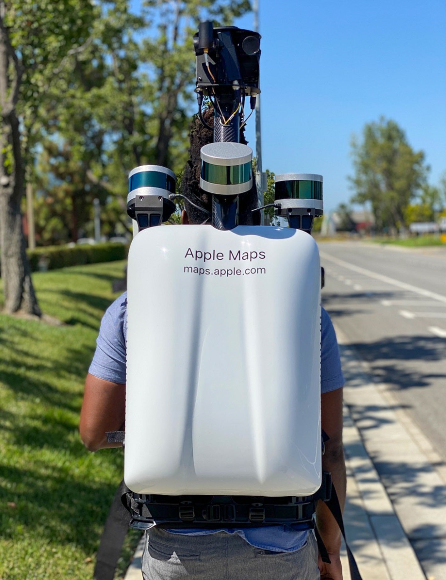 Apple has launched ground surveys on the streets of London, Birmingham and Manchester to gather pedestrian data for its Apple Maps service (Apple/PA)