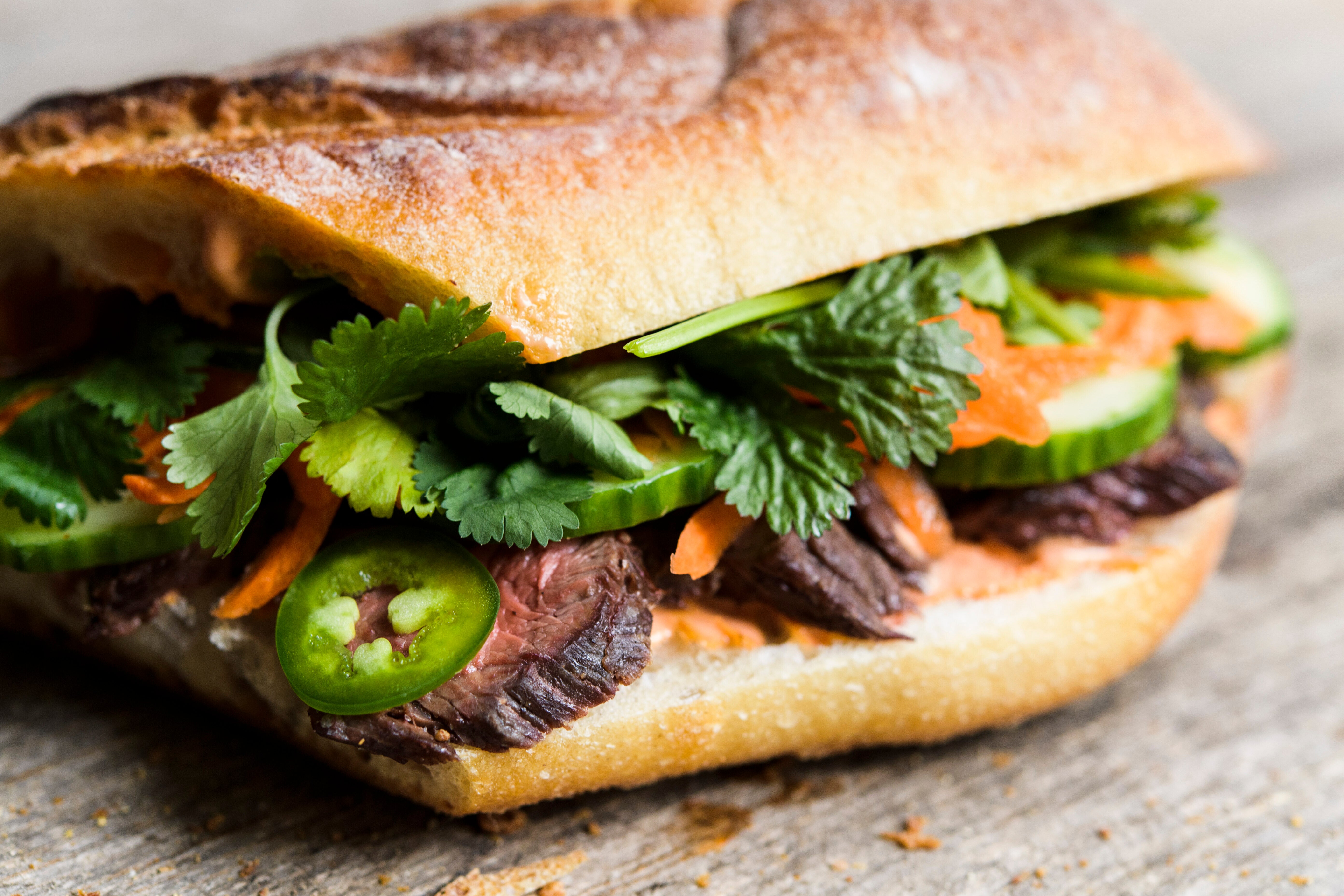 Food-MilkStreet-Vietnamese Skirt Steak Sandwiches