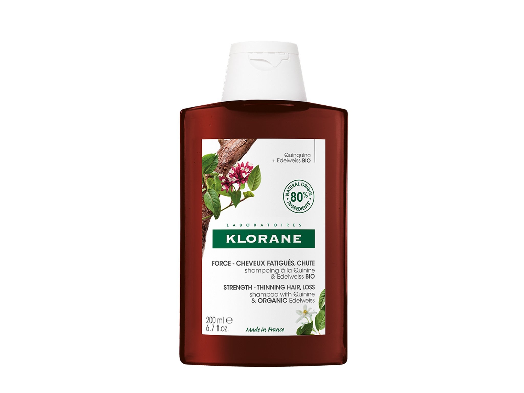 Klorane strengthening shampoo, 200ml indybest