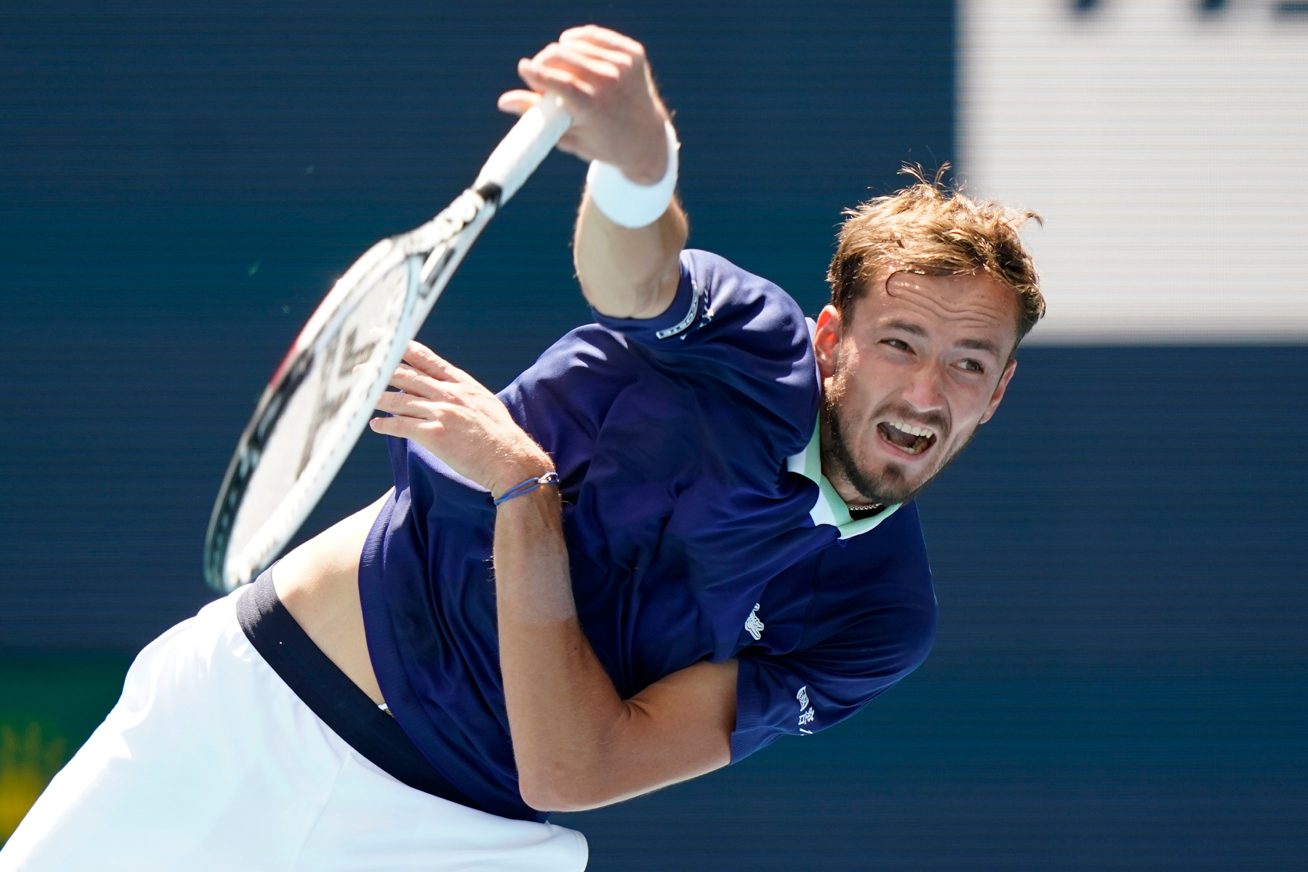 Daniil Medvedev beat Pedro Martinez 6-3 6-4 (Wilfredo Lee/AP)