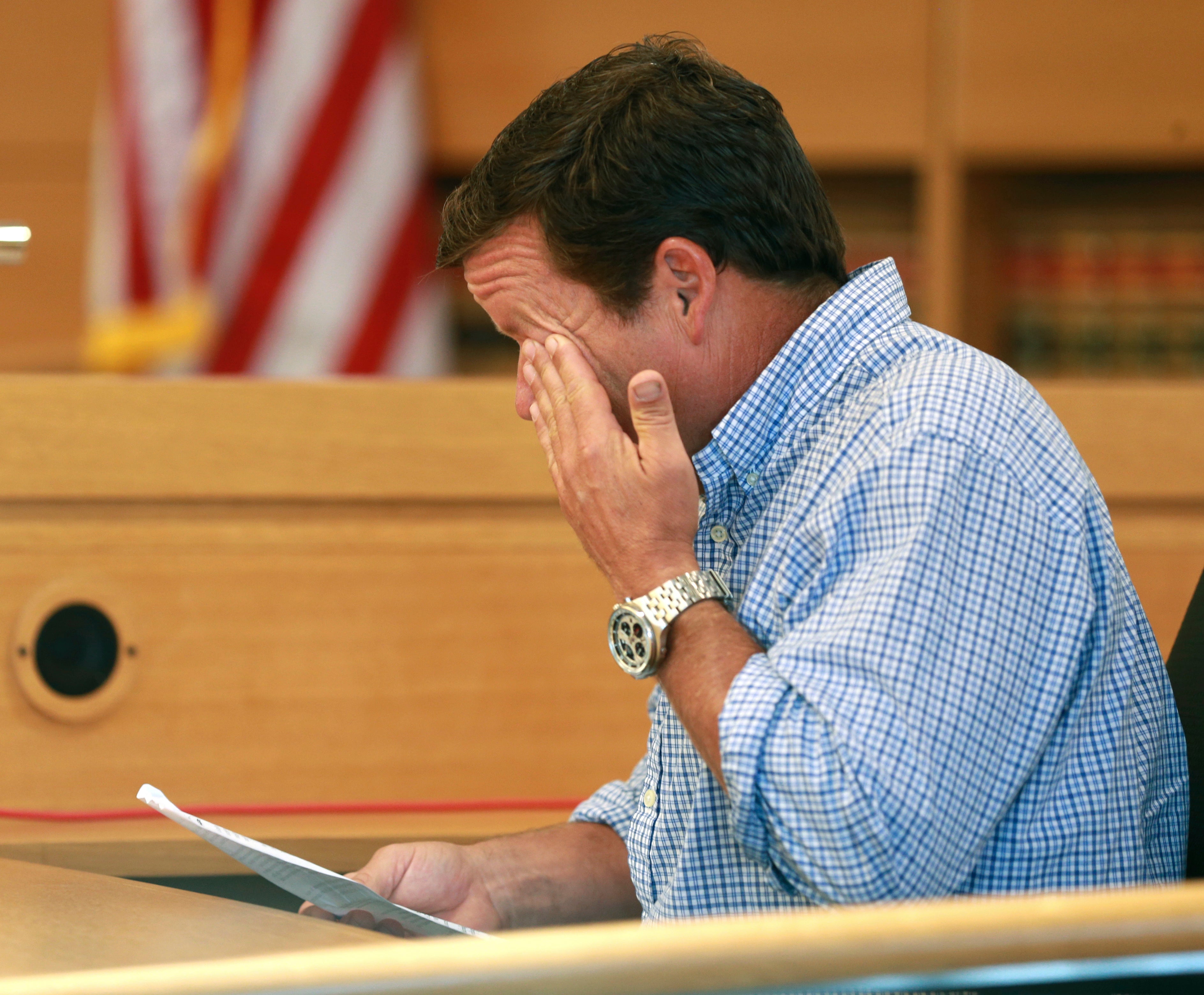 Conrad Roy Jr delivers his victim impact statement during Carter’s trial