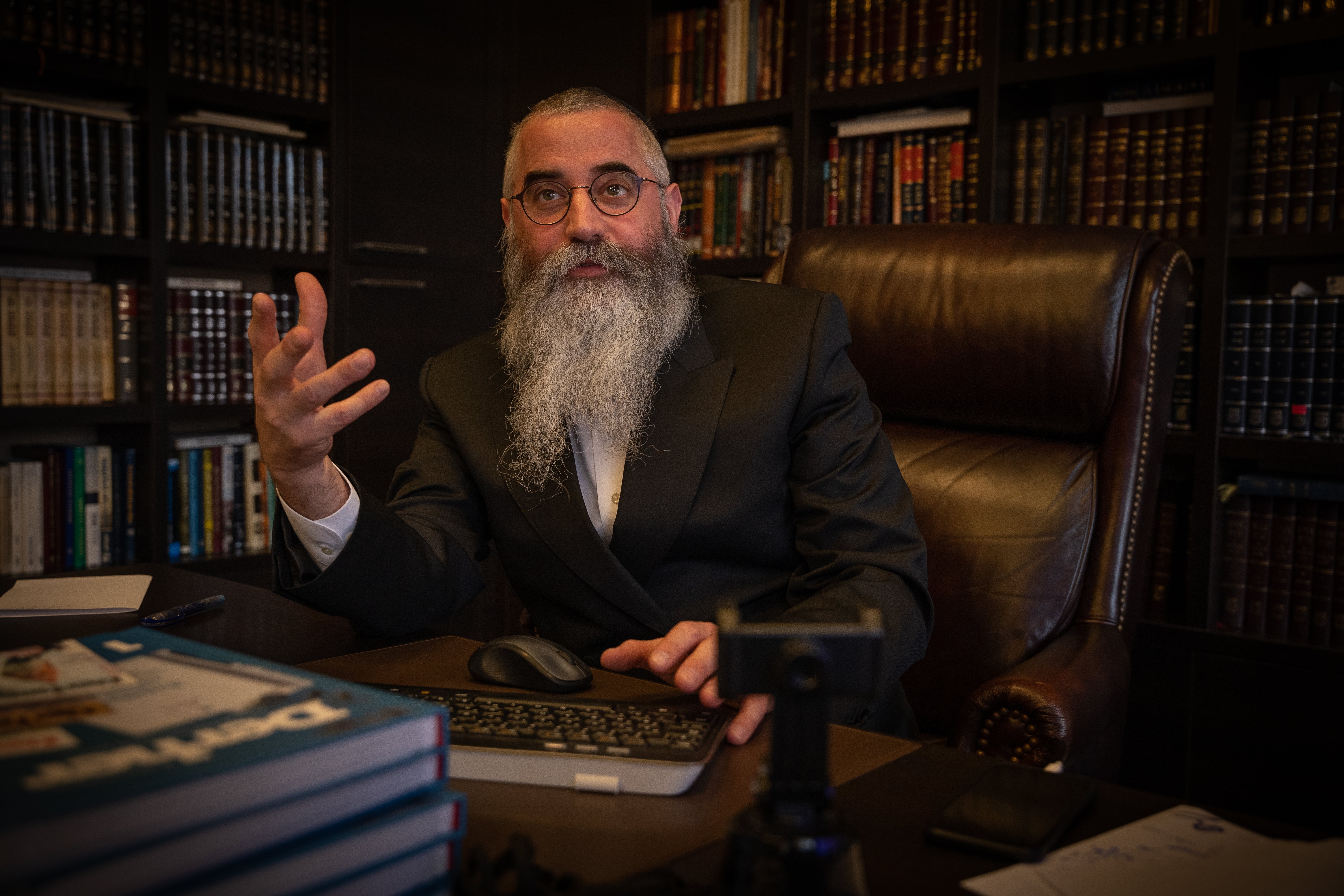 Avraham Wolff, the chief rabbi of Odesa and southern Ukraine, fears war will destroy the Jewish community