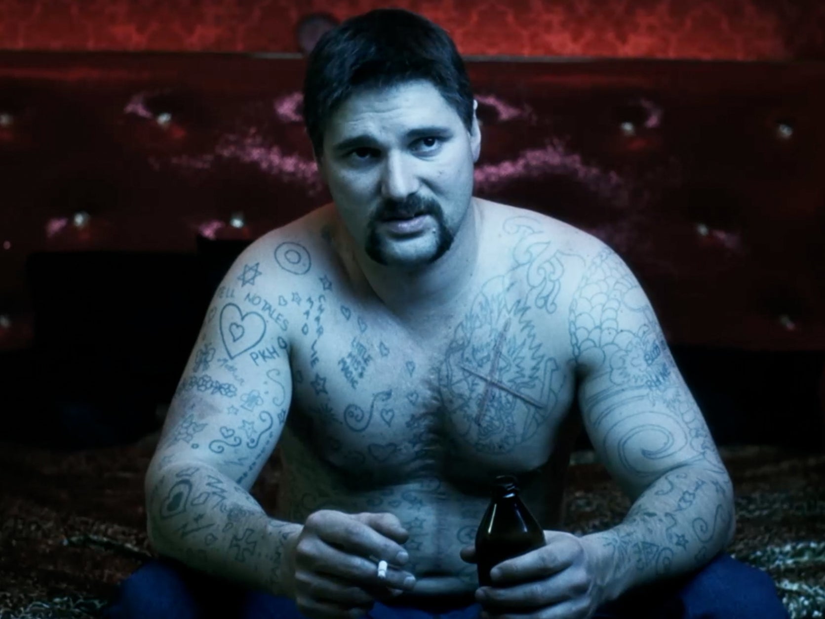 Big character: Eric Bana in his breakout role as Mark ‘Chopper’ Read