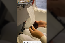 Professional golfer shares ingenious use for plane sick bag