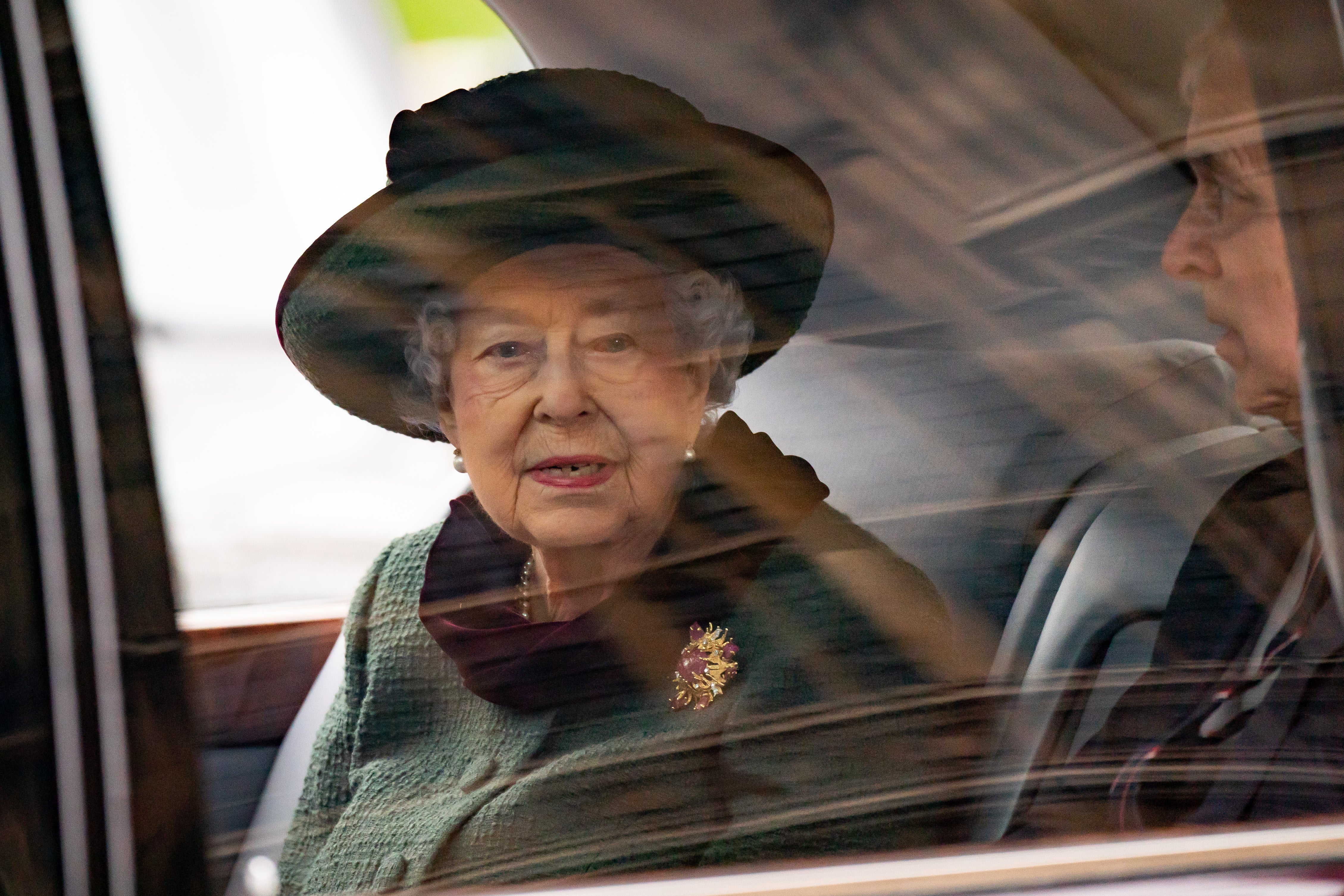 The Queen and Duke of York leaving after a Service of Thanksgiving for the life of the Duke of Edinburgh, at Westminster Abbey (PA)