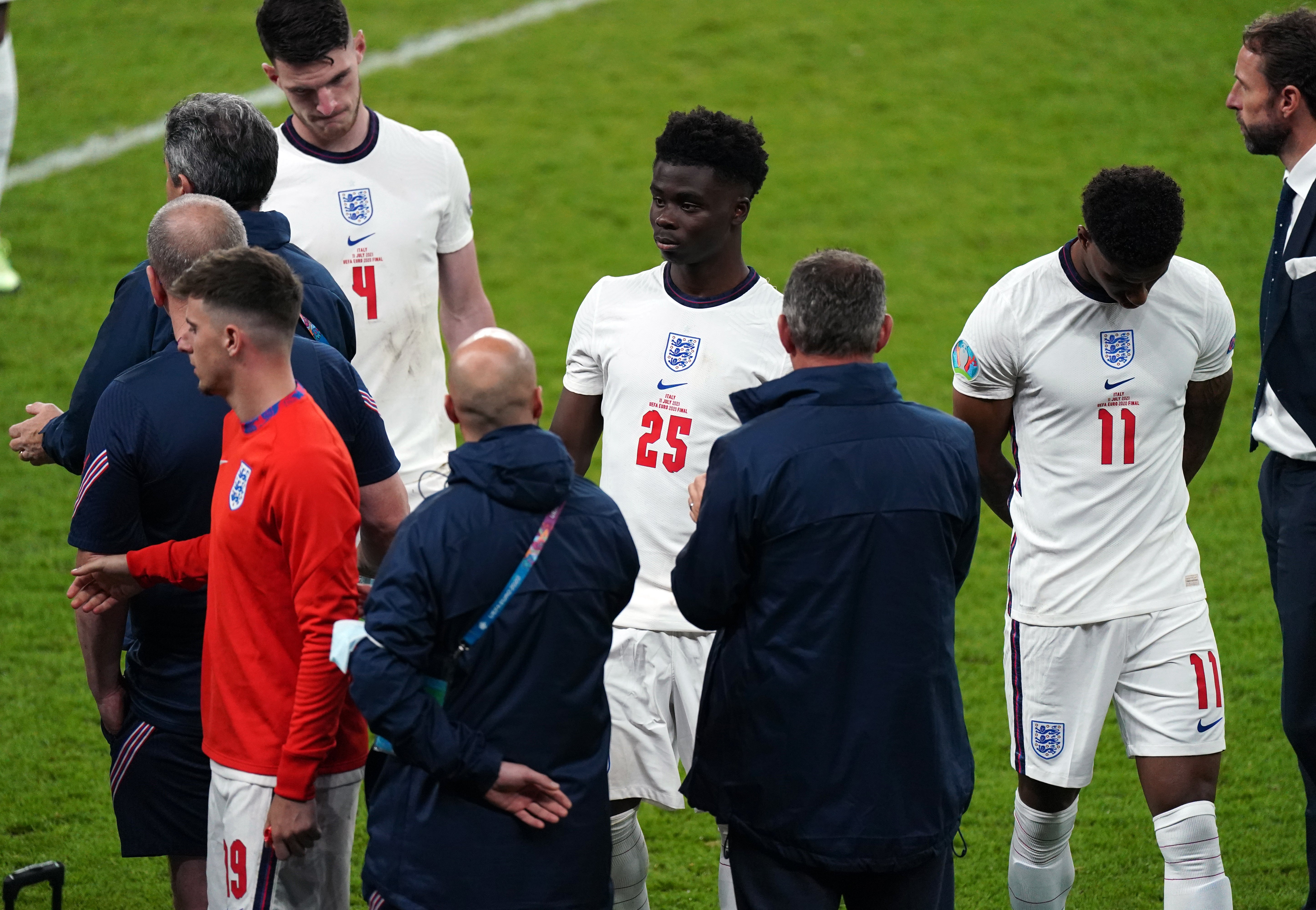 England lost the Euro 2020 final on penalties (Mike Egerton/PA)