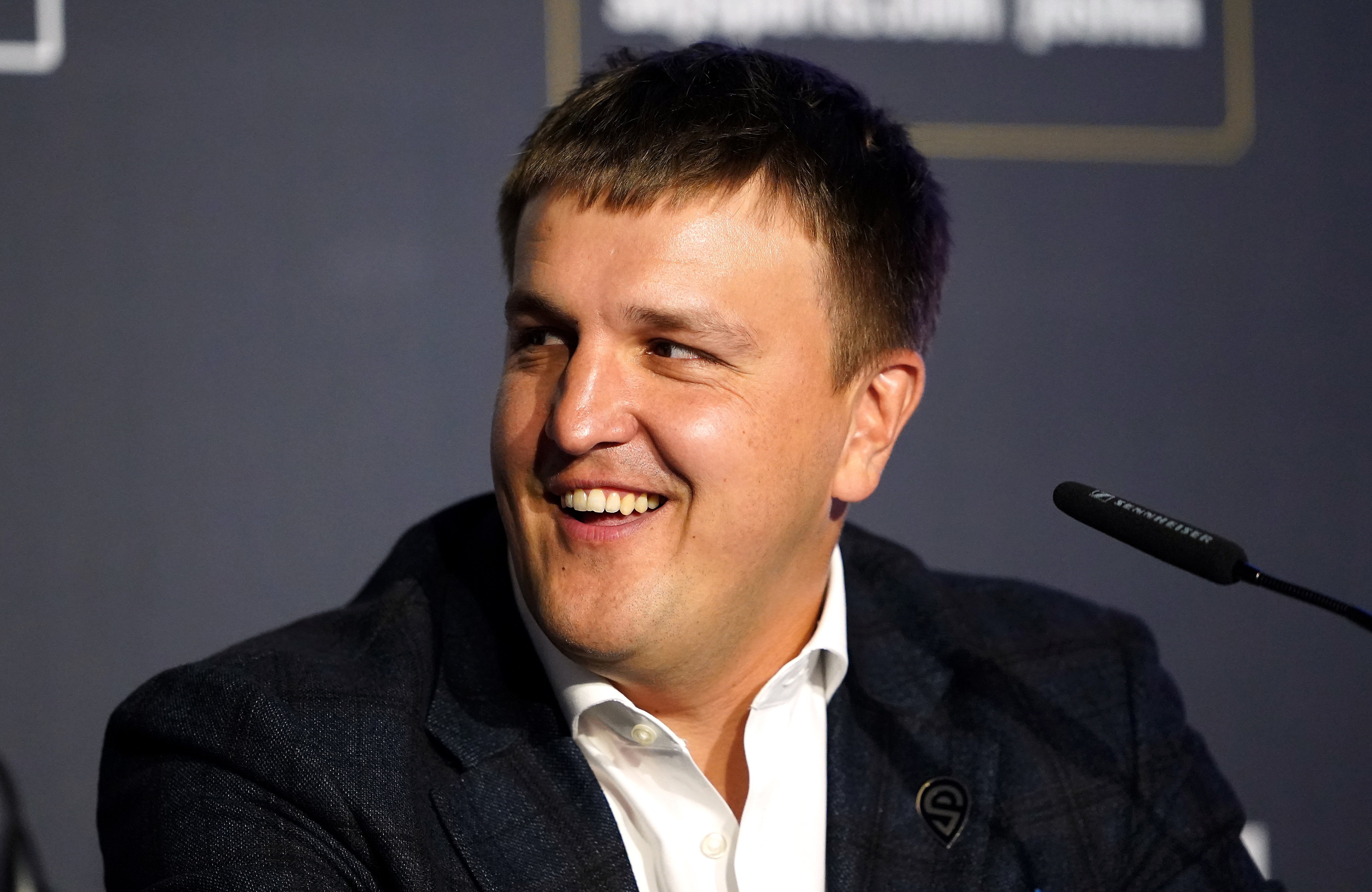 Usyk’s promoter Alexander Krassyuk (Zac Goodwin/PA)