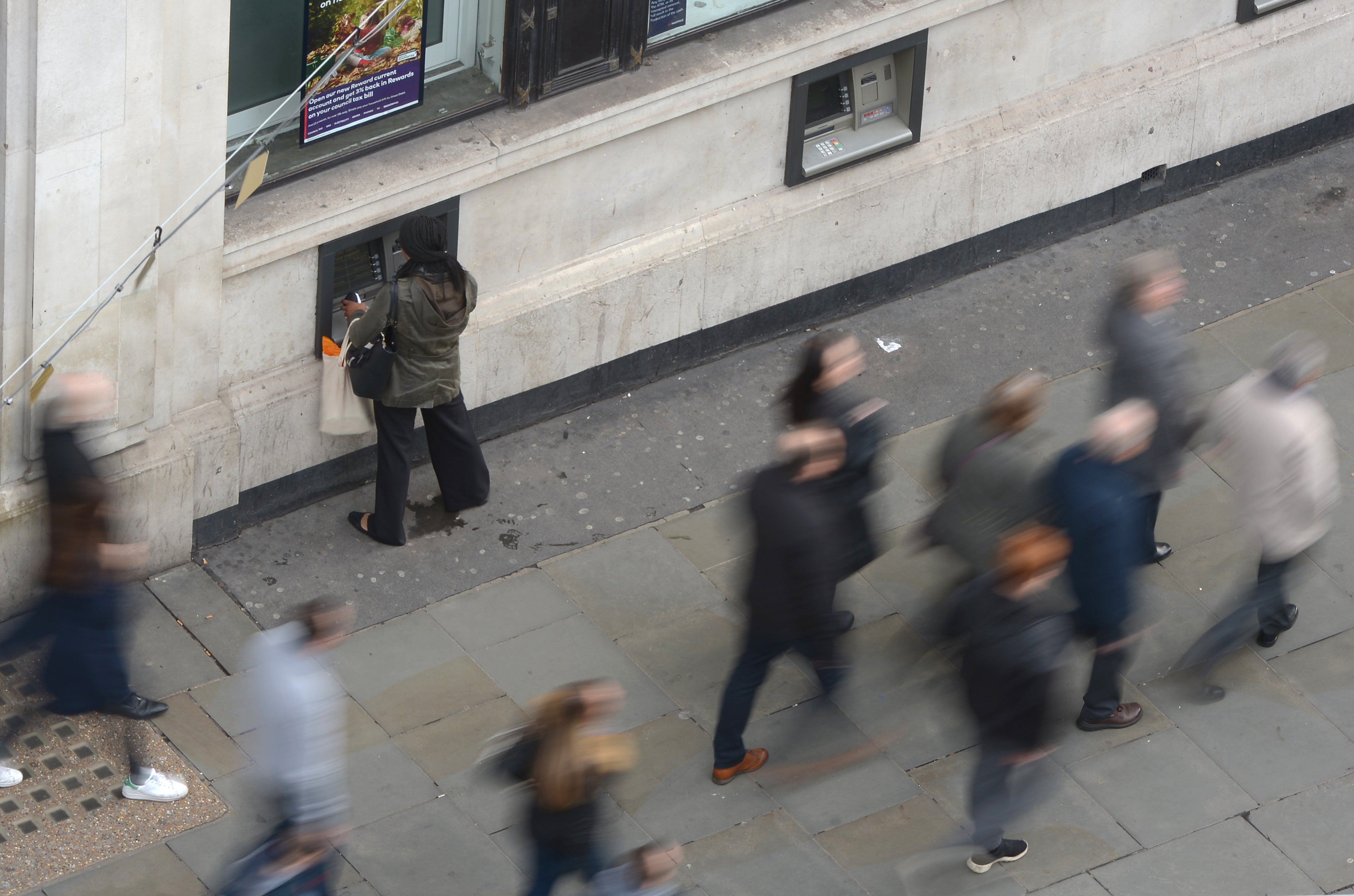 Nearly in five (19%) people say they would struggle to cope in a cashless society, according to a report funded by ATM network Link (Anthony Devlin/PA)