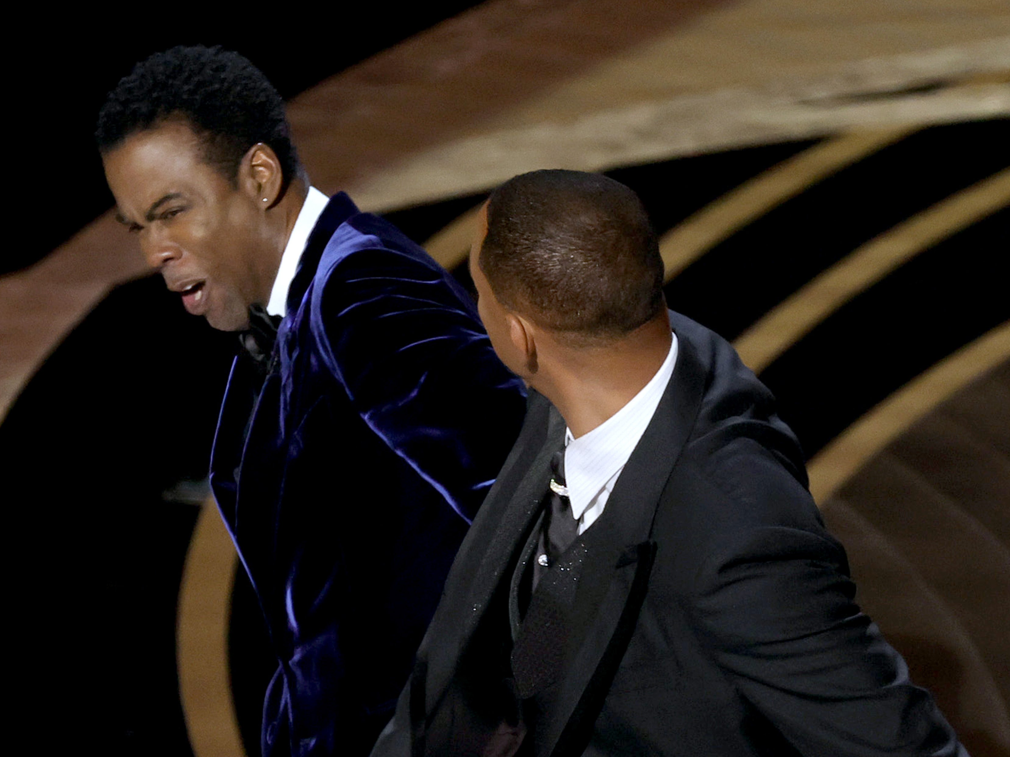 Will Smith slapped Chris Rock onstage at the 94th Academy Awards on 27 March