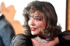 Joan Collins: ‘I had a great childhood, other than the war’