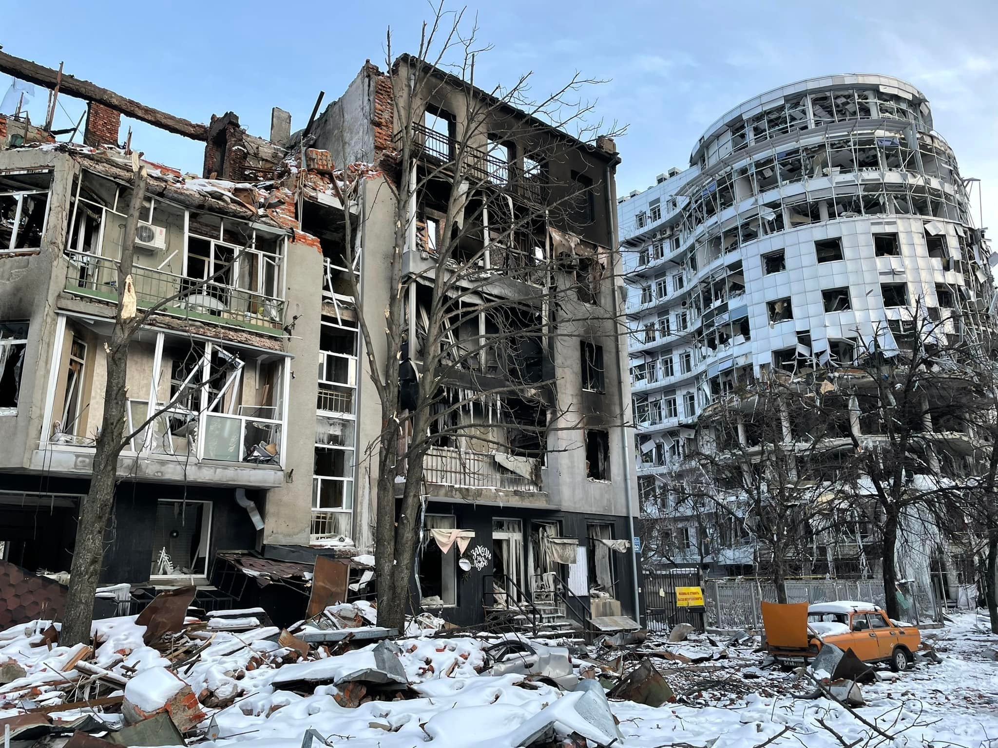 There has been fierce fighting around the city with Ukrainians using weapons, many supplied by the west