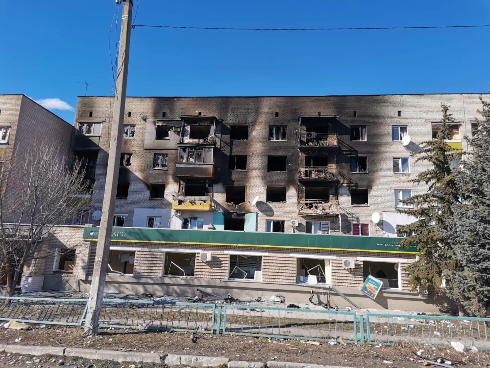 Residential areas have been hit, although Russia has always claimed it does not target civilians