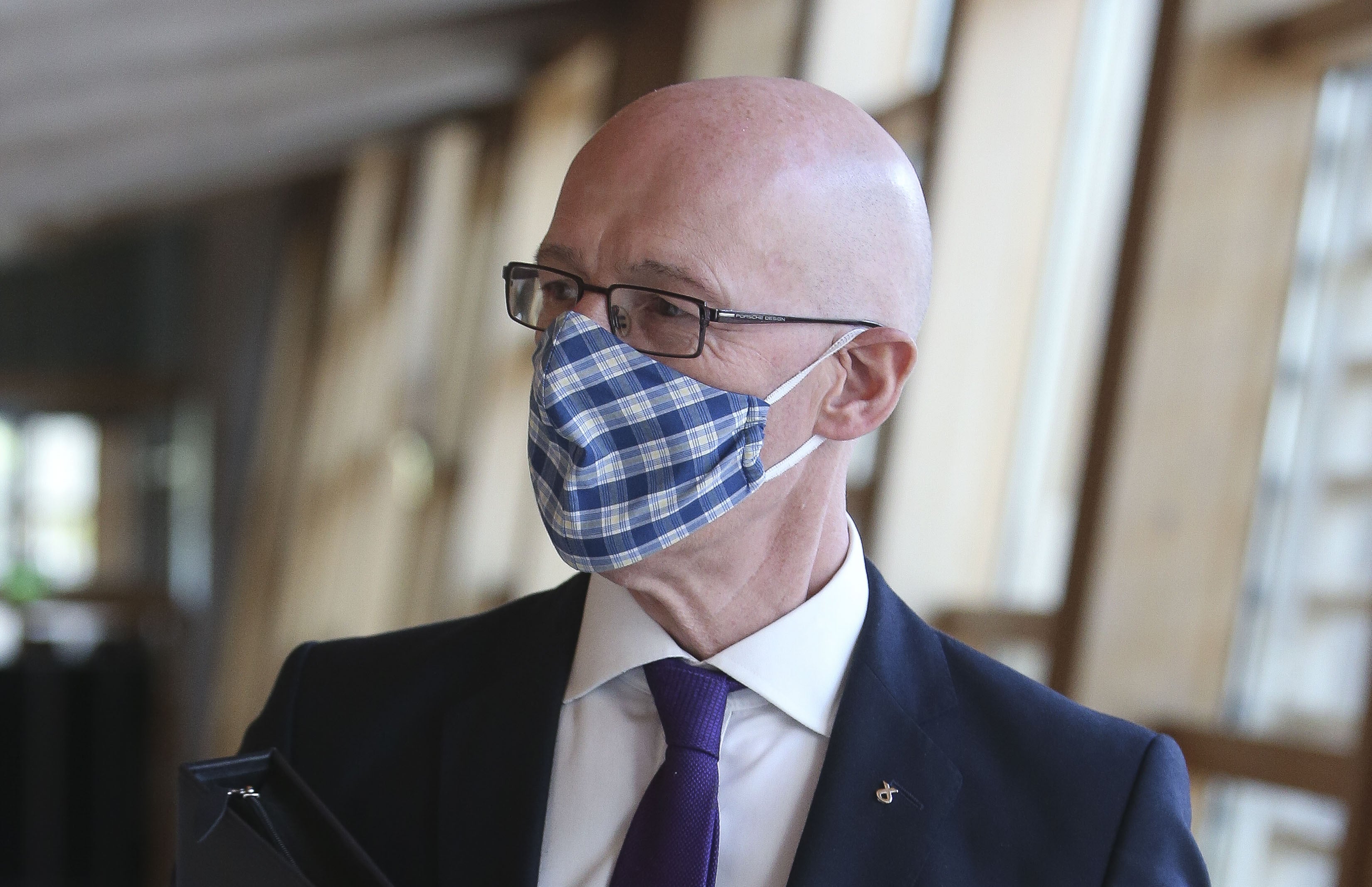 Deputy First Minister John Swinney has tested positive for Covid, as has the Scottish Justice Secretary (Fraser Bremner/Scottish Daily Mail/PA)