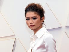 Zendaya did her own makeup for the Oscars red carpet