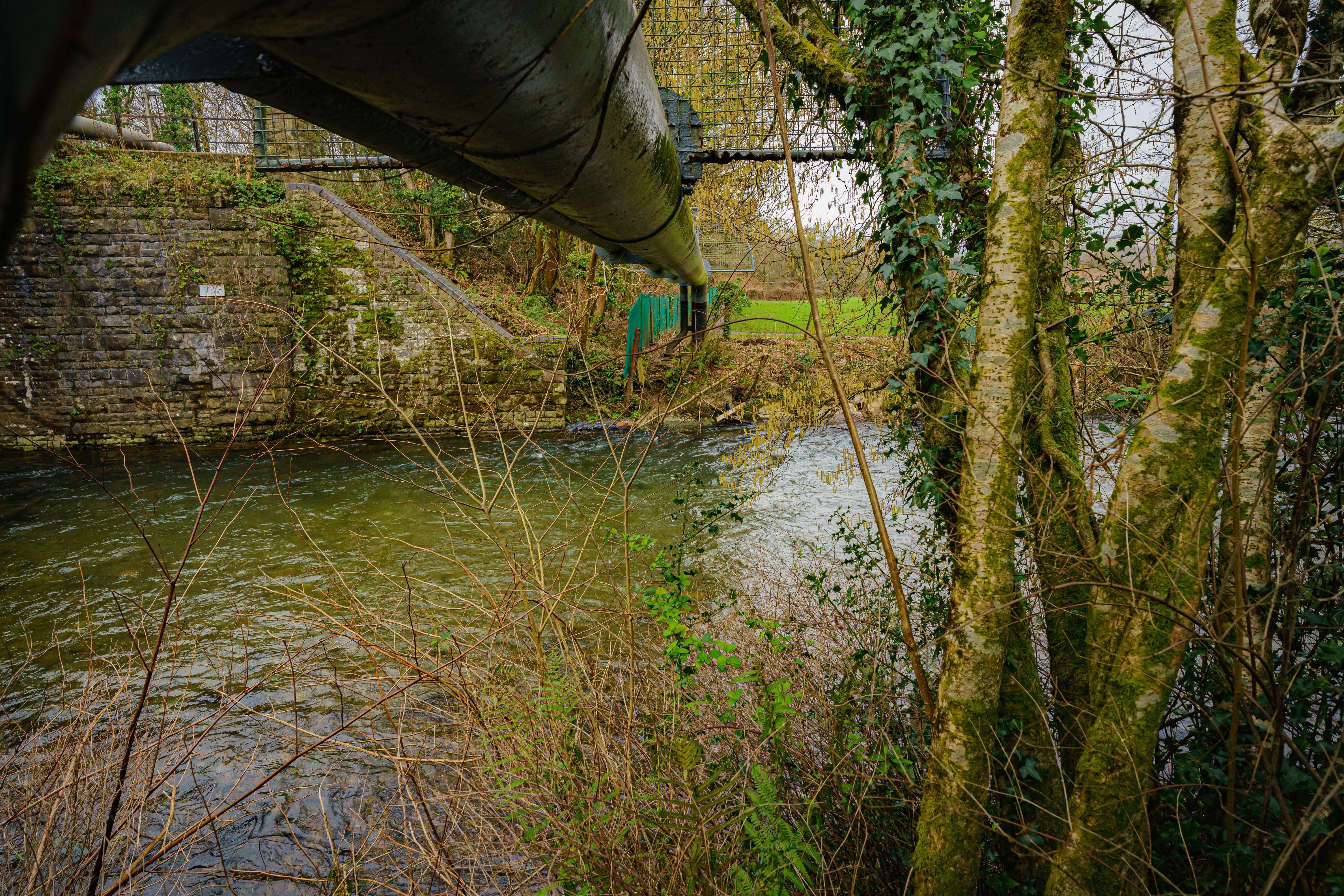 The River Ogmore in Sarn near where Logan was found