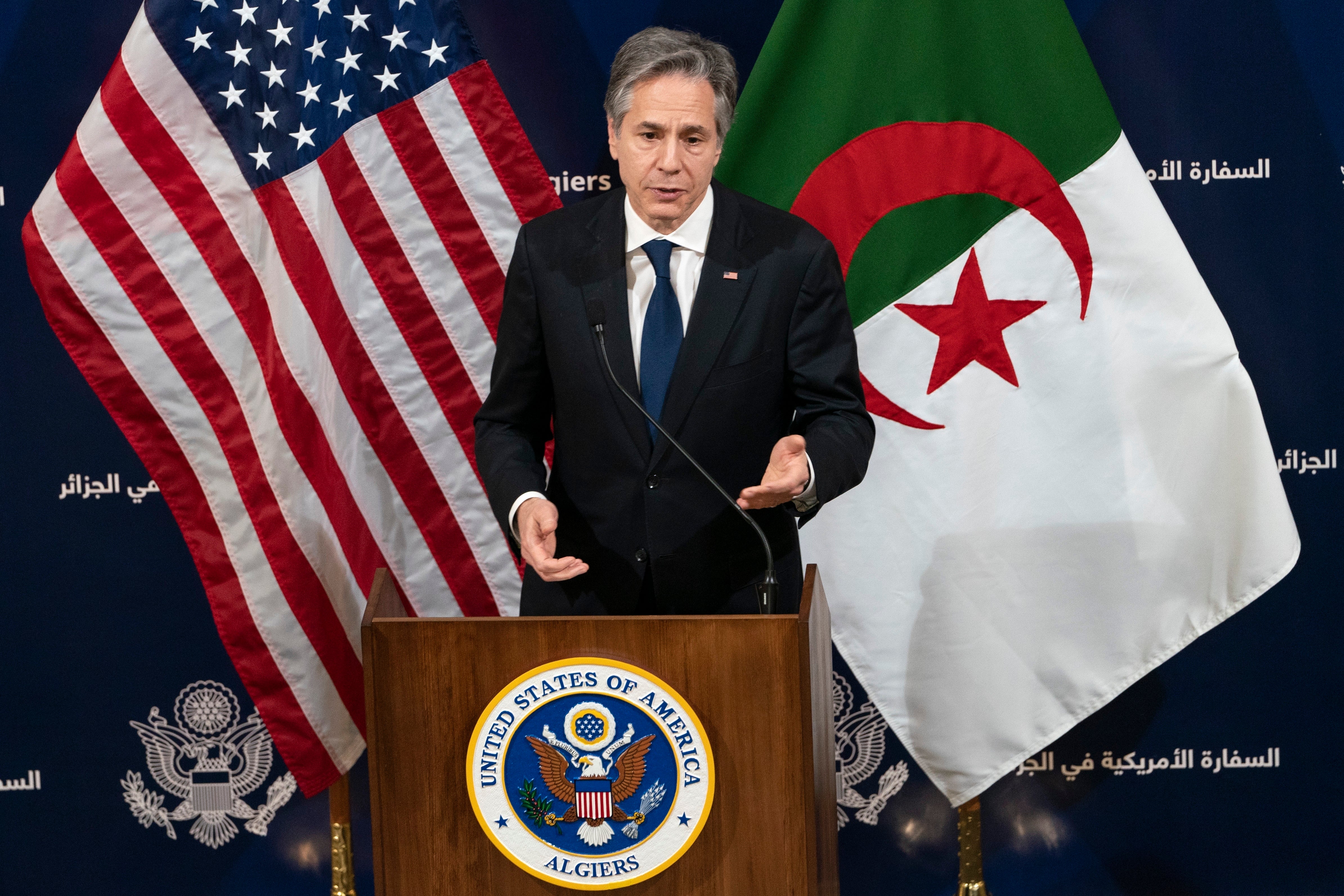 US Algeria Blinken