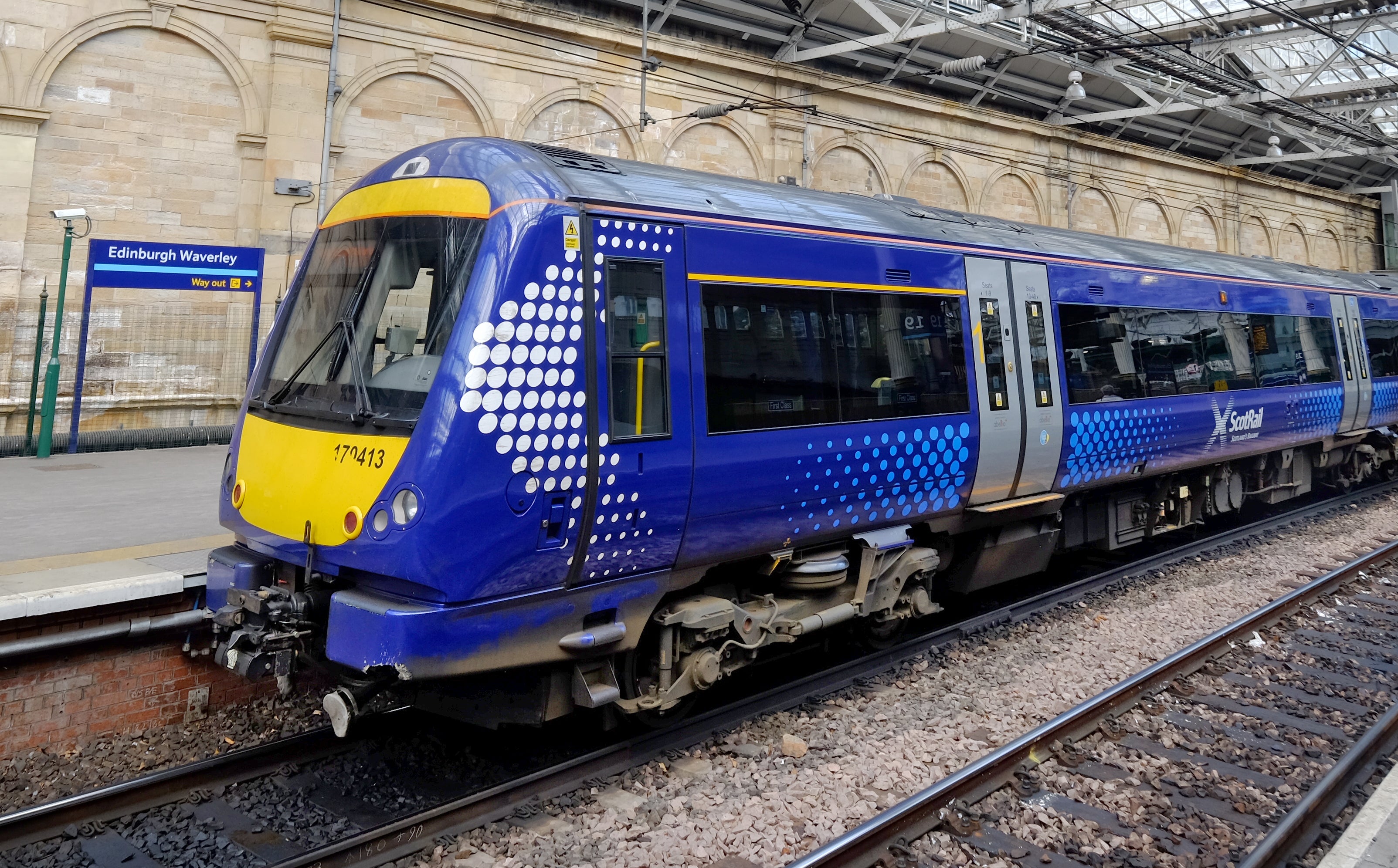 The proportion of train journeys in Britain on services operated by the public sector will reach 25% on Friday (Jane Barlow/PA)