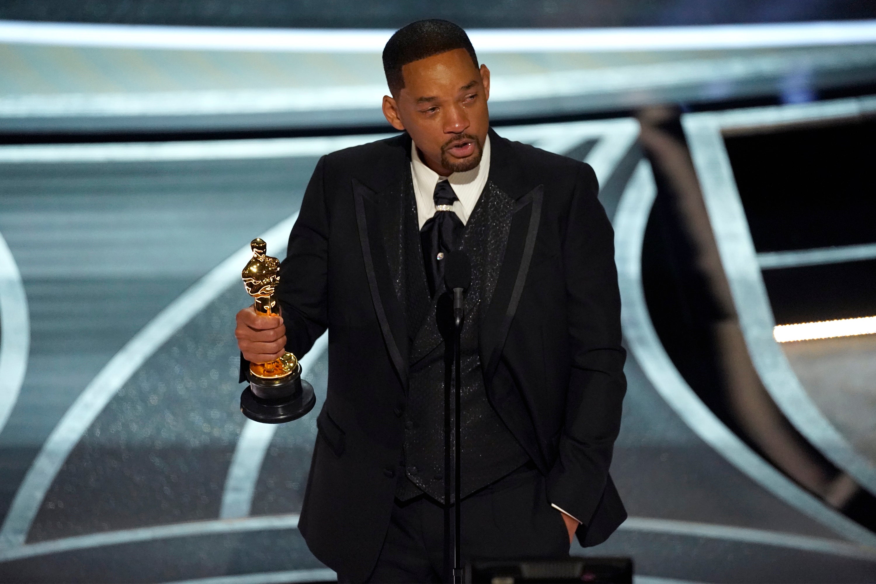 Will Smith with his Oscar