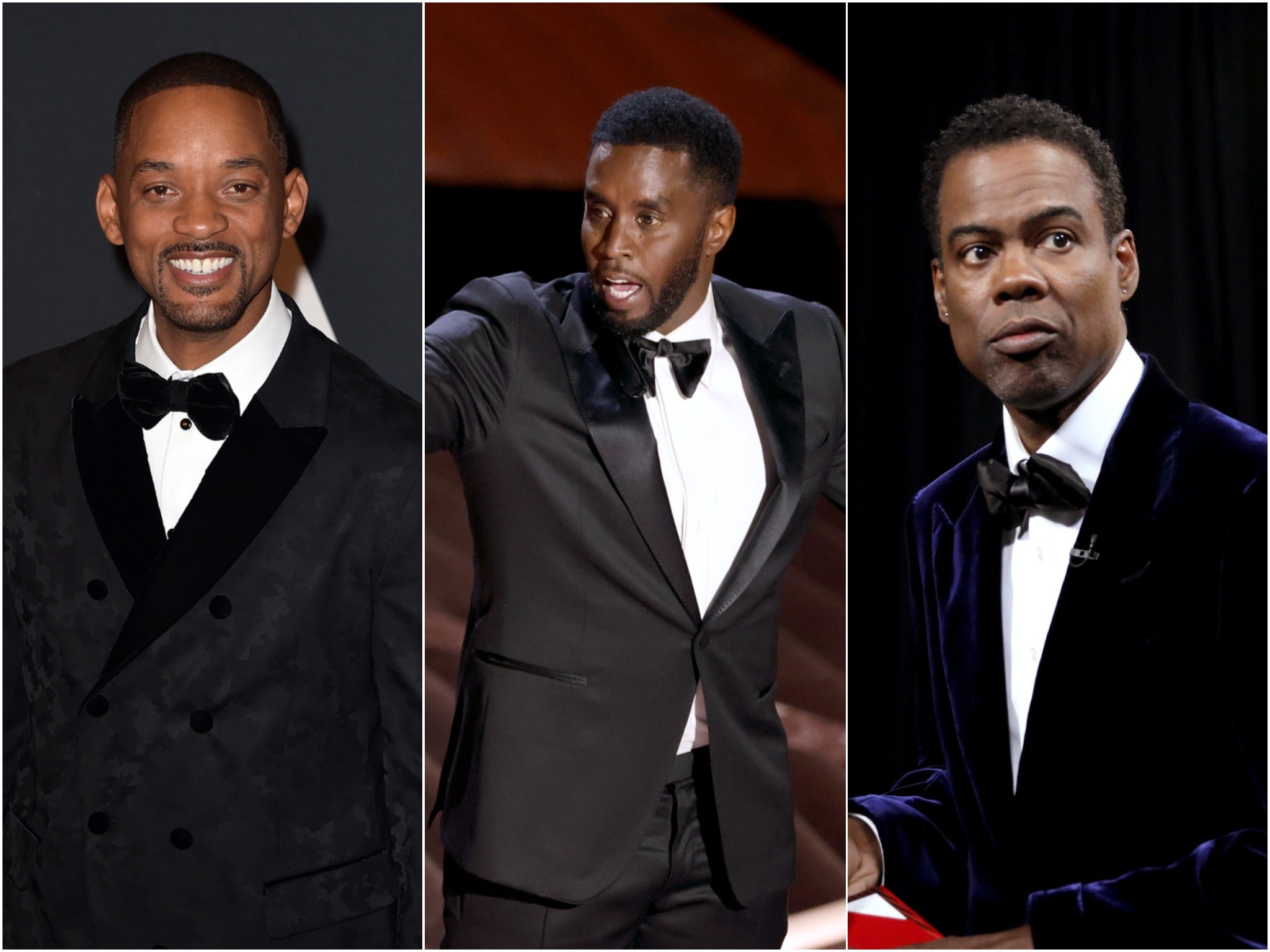 P Diddy says he ‘never confirmed’ Will Smith and Chris Rock had reconciled