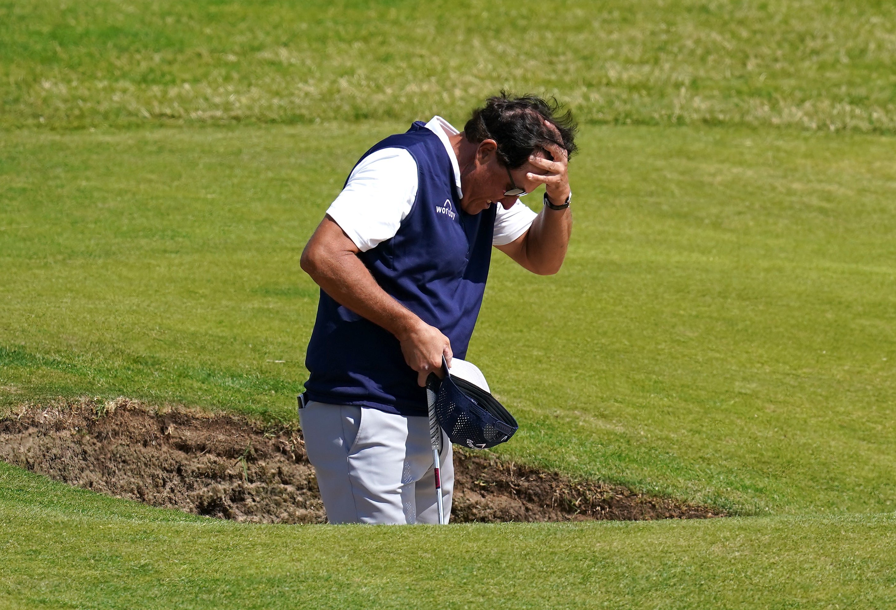 Phil Mickelson is taking a break from golf following his controversial comments about the PGA Tour (Gareth Fuller/PA)