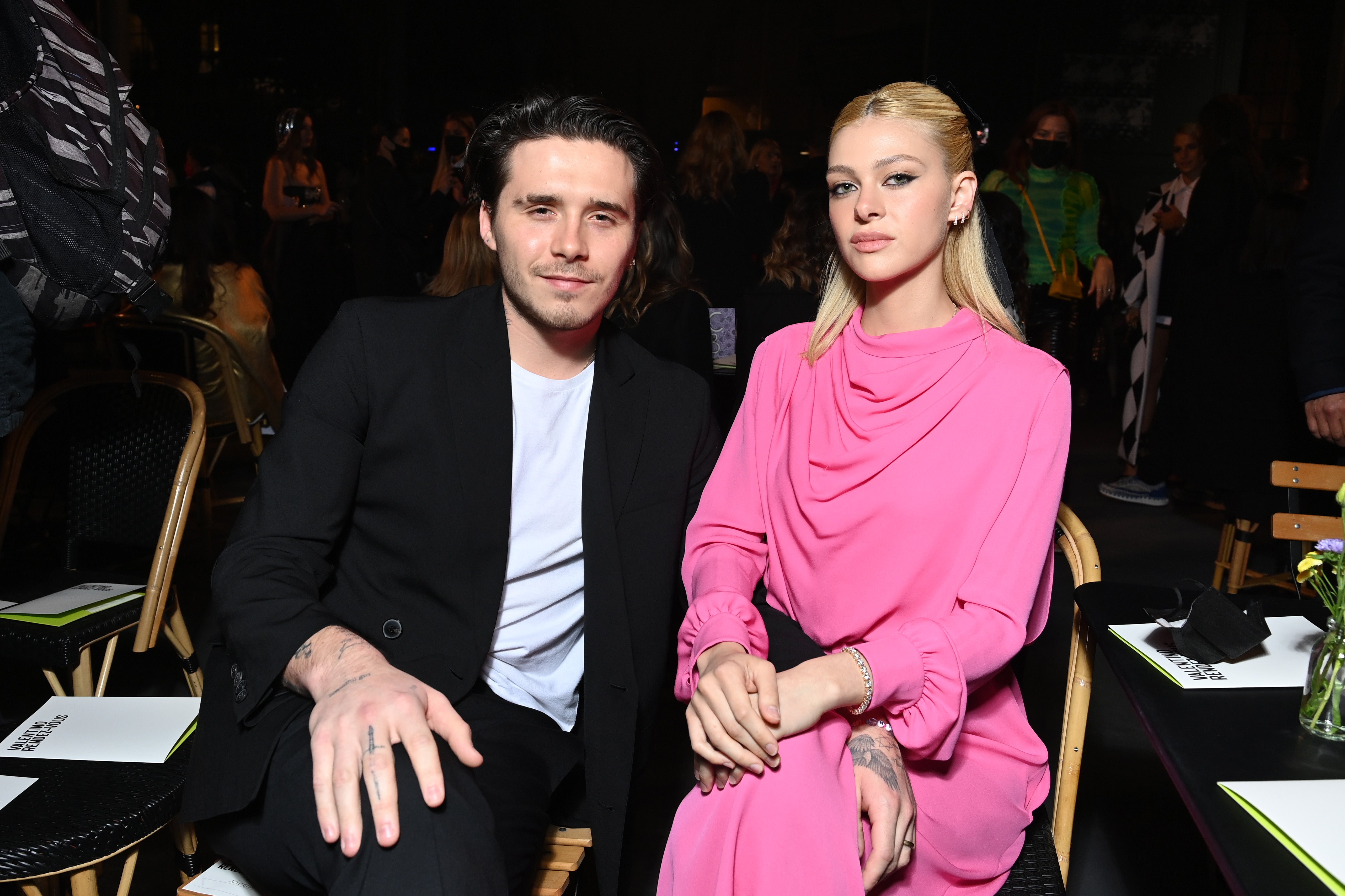 Brooklyn Beckham (left) is engaged to Nicola Peltz (right), daughter of an American billionaire investor