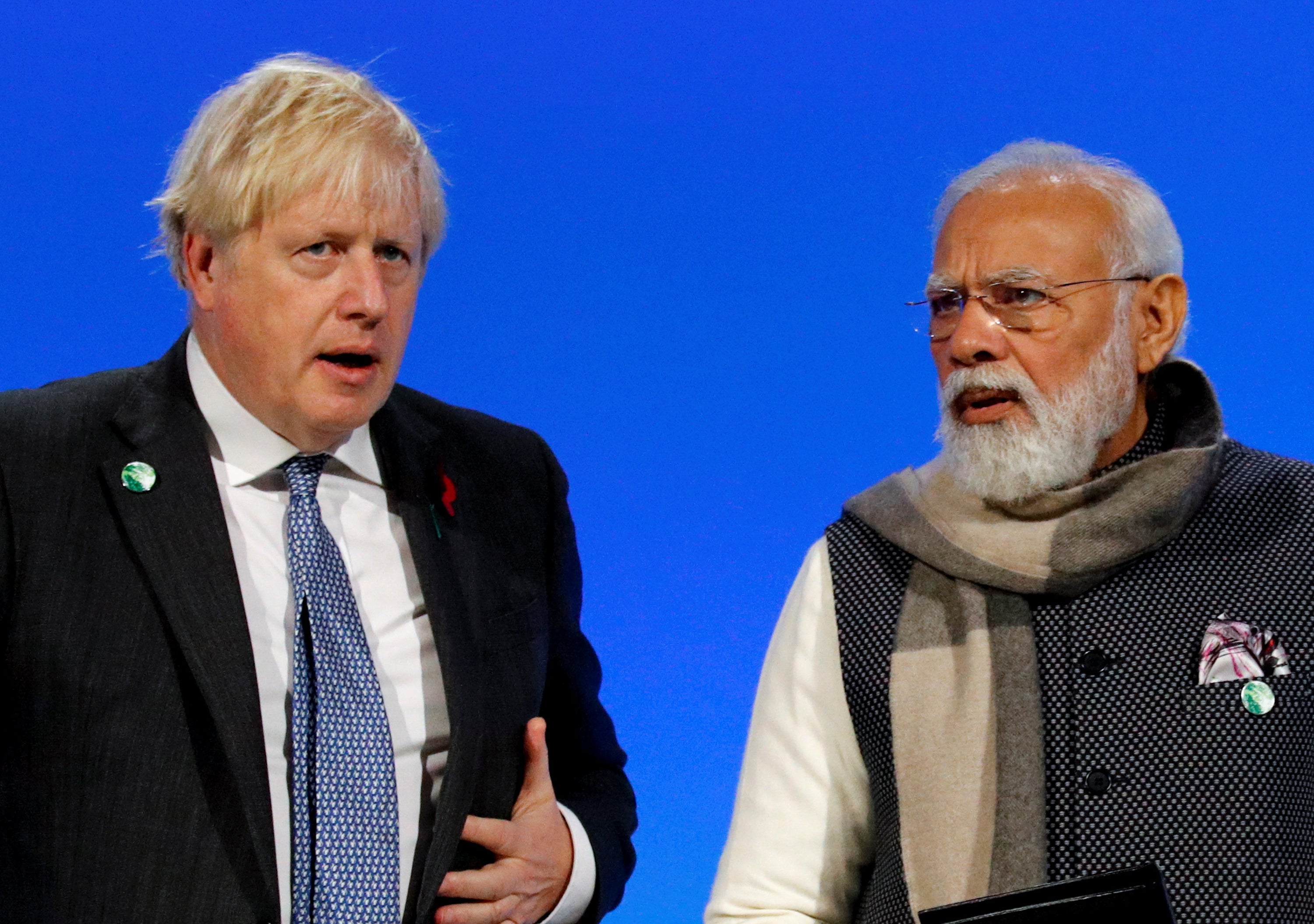 Boris Johnson has sought to build ties with Indian counterpart Narendra Modi (Phil Noble/PA)