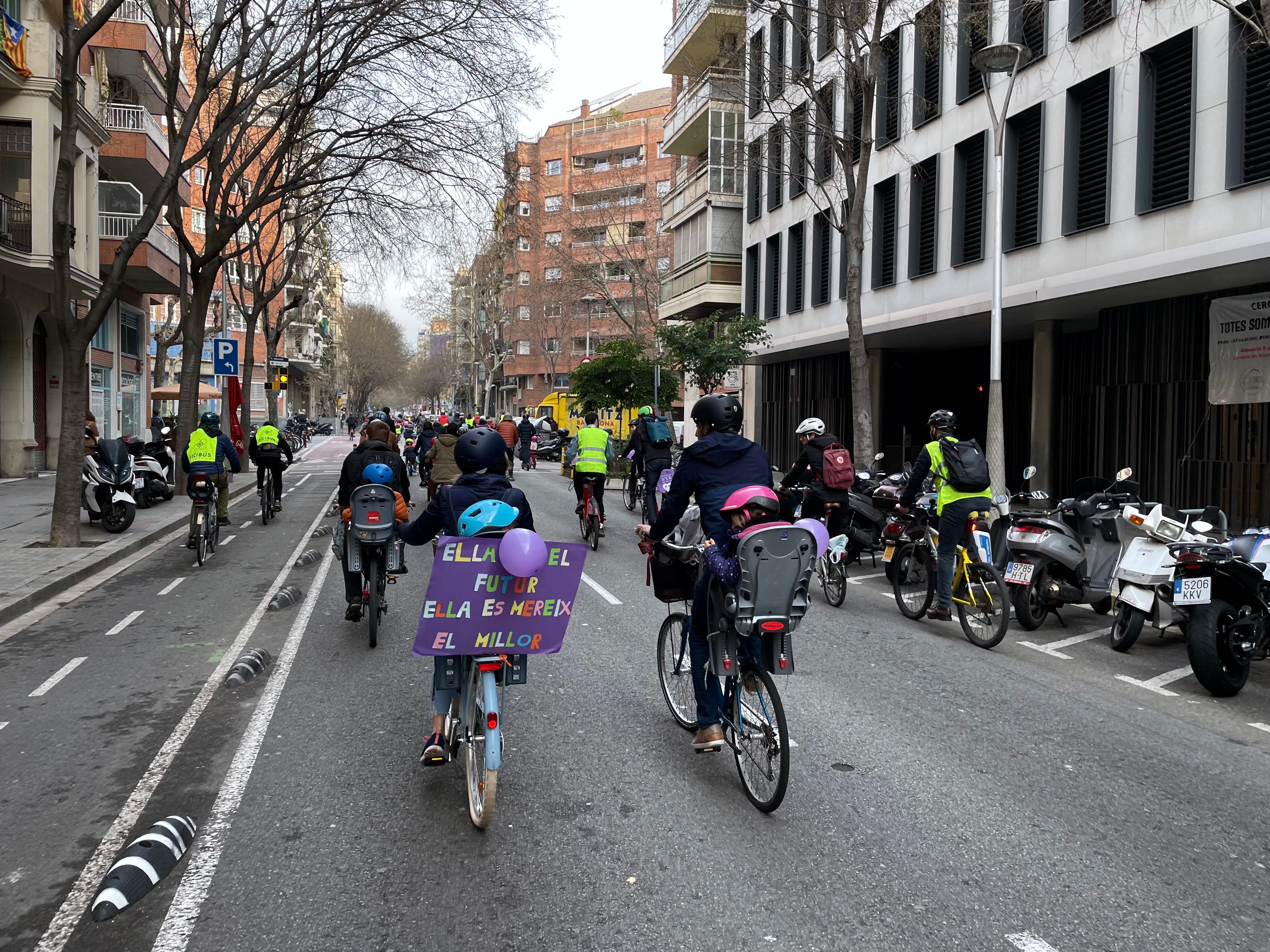 The two-way cycle lanes are too narrow, claim the organisers of the BiciBus