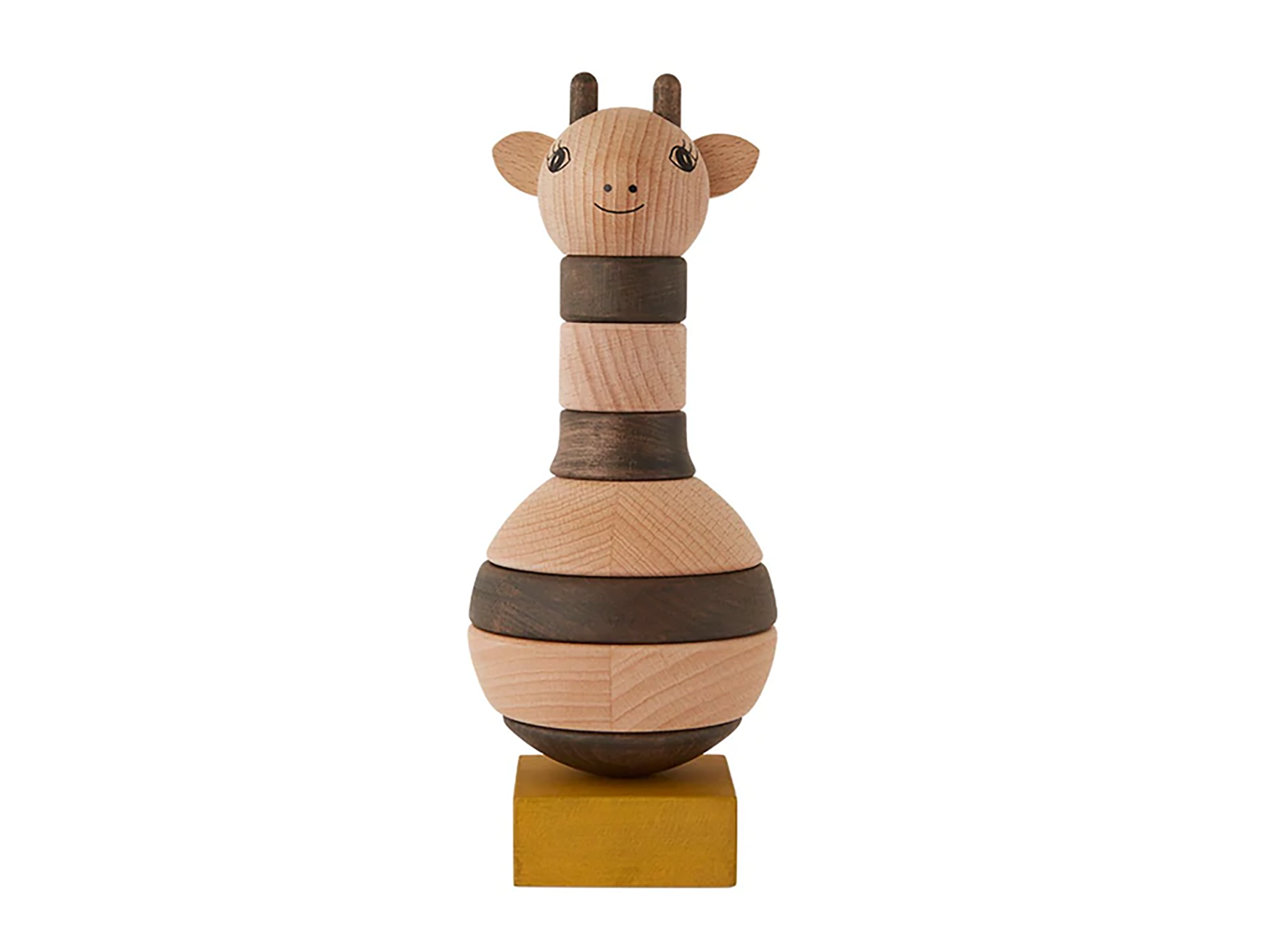 wooden stacking giraffe