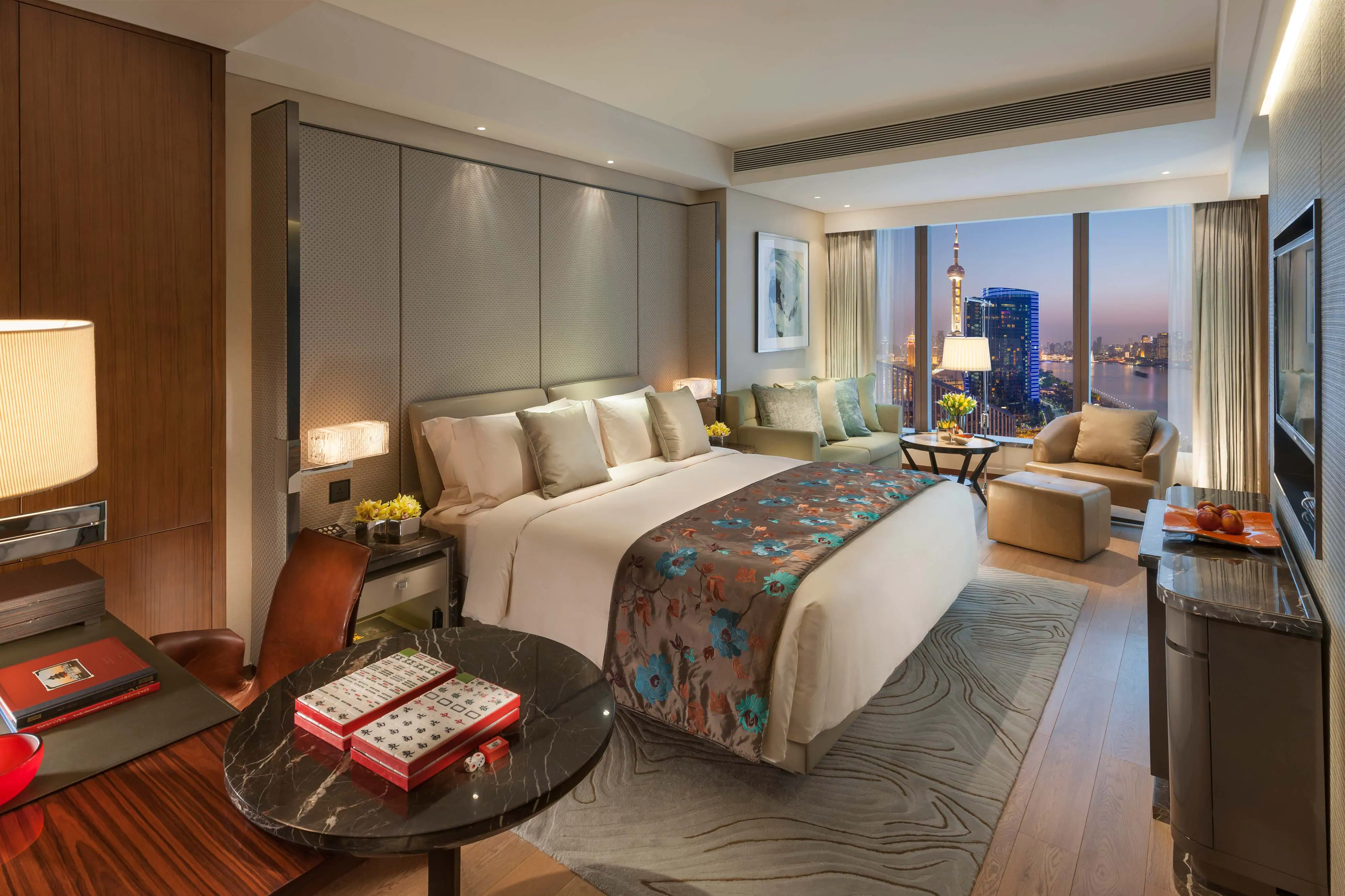 A room at the Mandarin Oriental Pudong