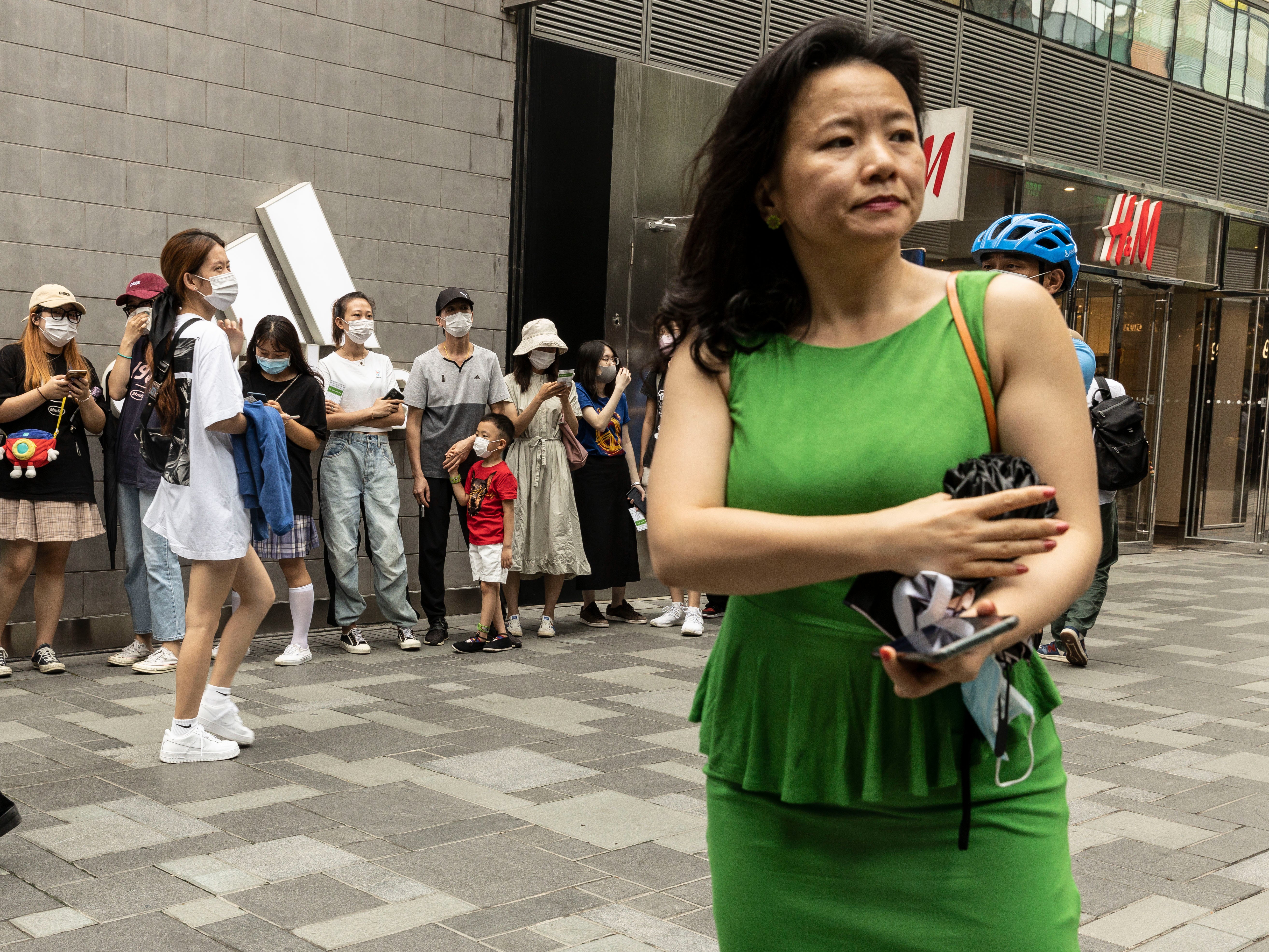 Cheng Lei, a Chinese-born Australian journalist for CGTN, the English-language channel of China Central Television, attends a public event in Beijing