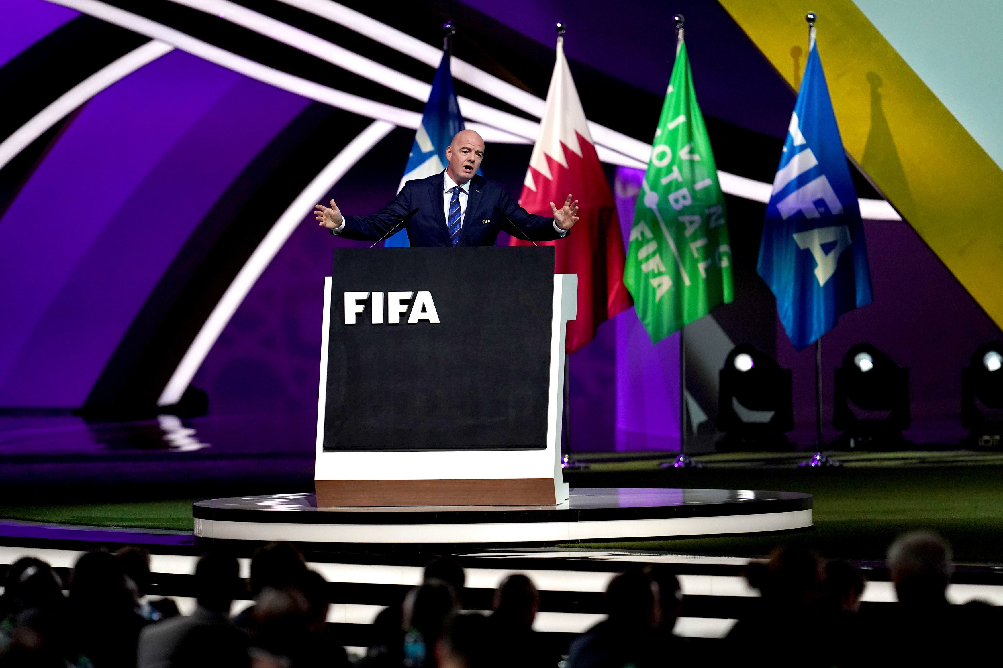 Fifa president Gianni Infantino stated that the host nation had made major steps towards reforming their human rights record