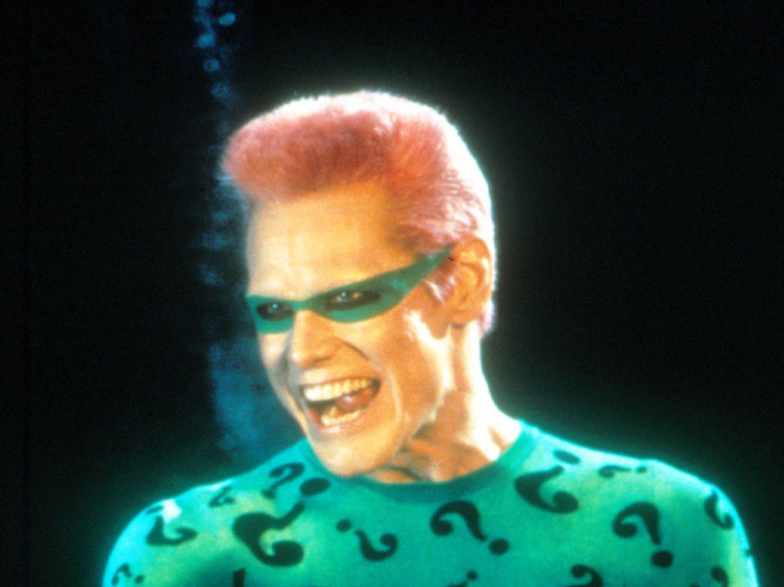 Jim Carrey as the Riddler in 1995 film ‘Batman Forever’