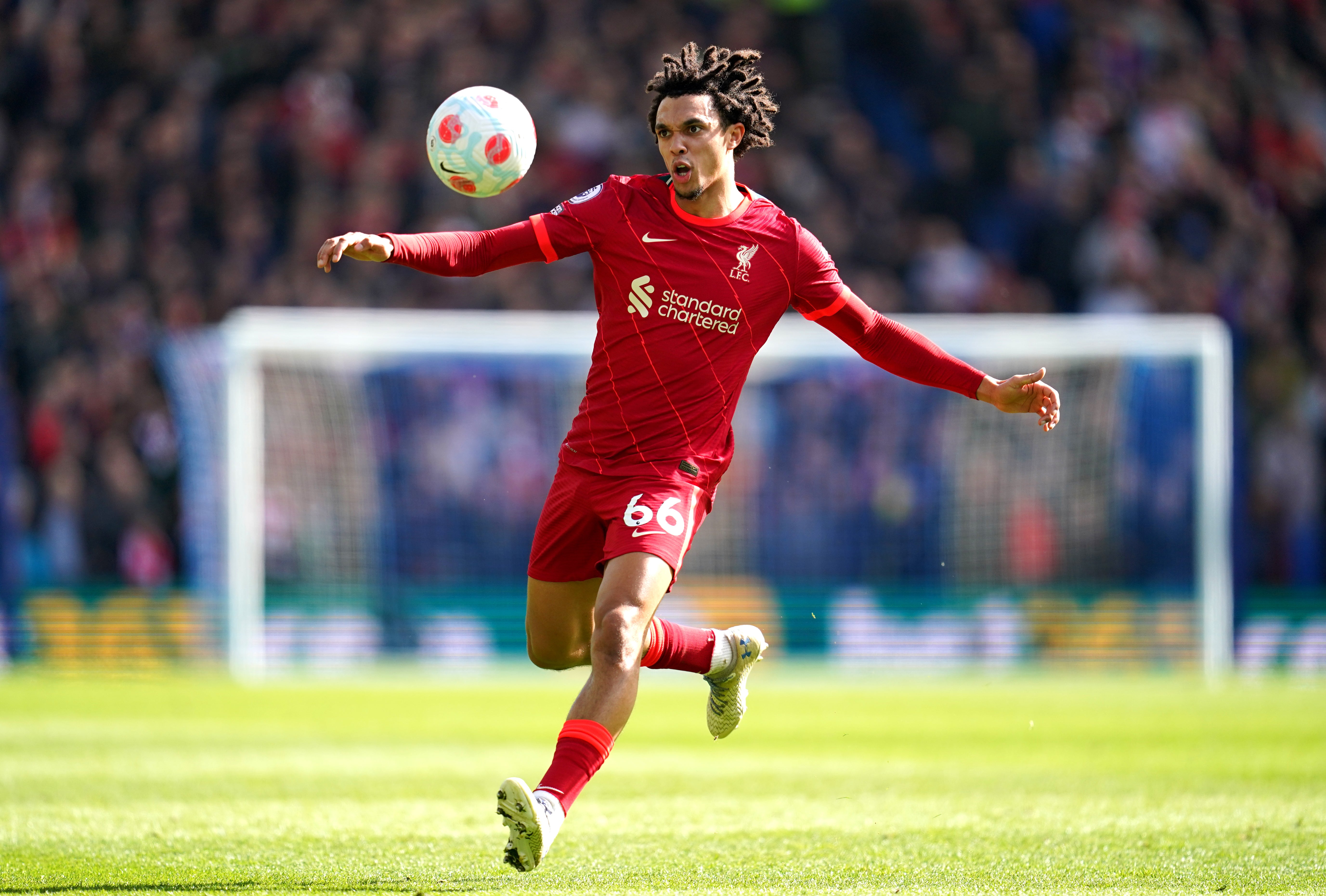 Defender Trent Alexander-Arnold has started light training after a hamstring problem (Nick Potts/PA)