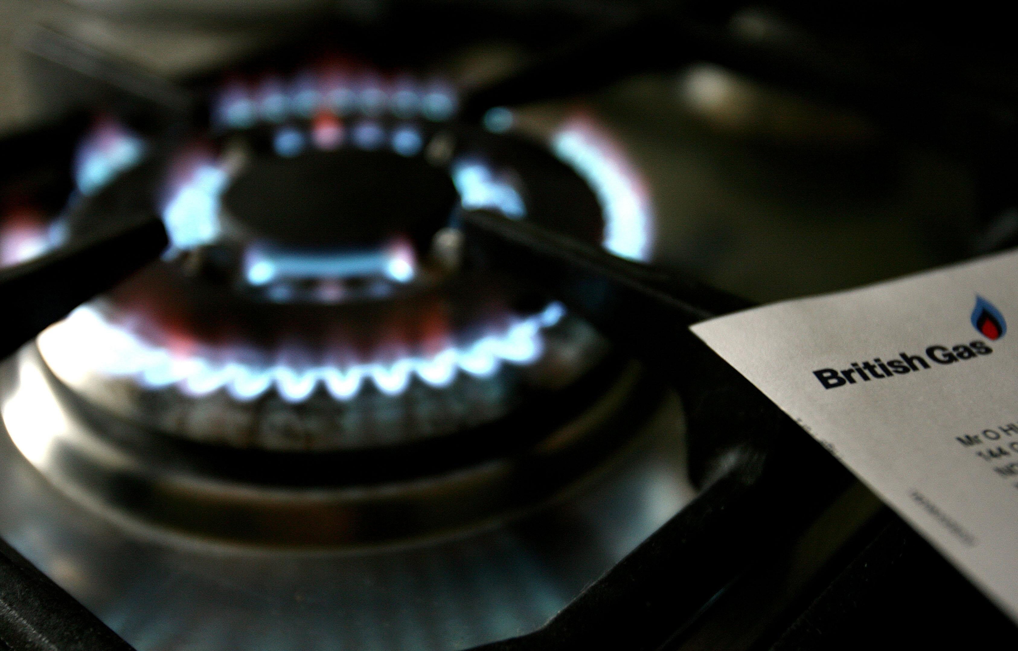 A gas hob with a bill from British Gas (Owen Humphreys/PA)