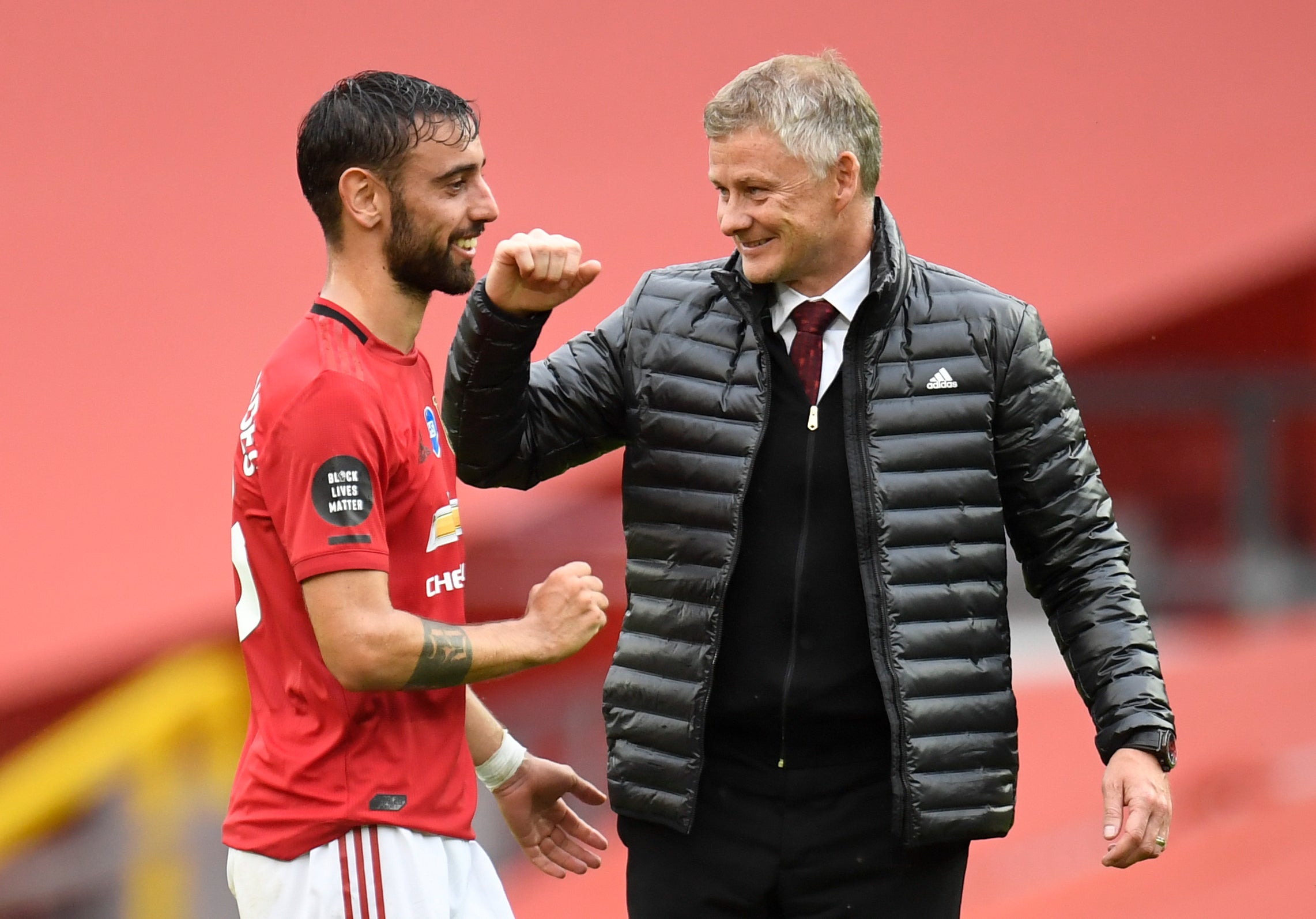 Fernandes made an instant impact after signing for former United boss Ole Gunnar Solskjaer