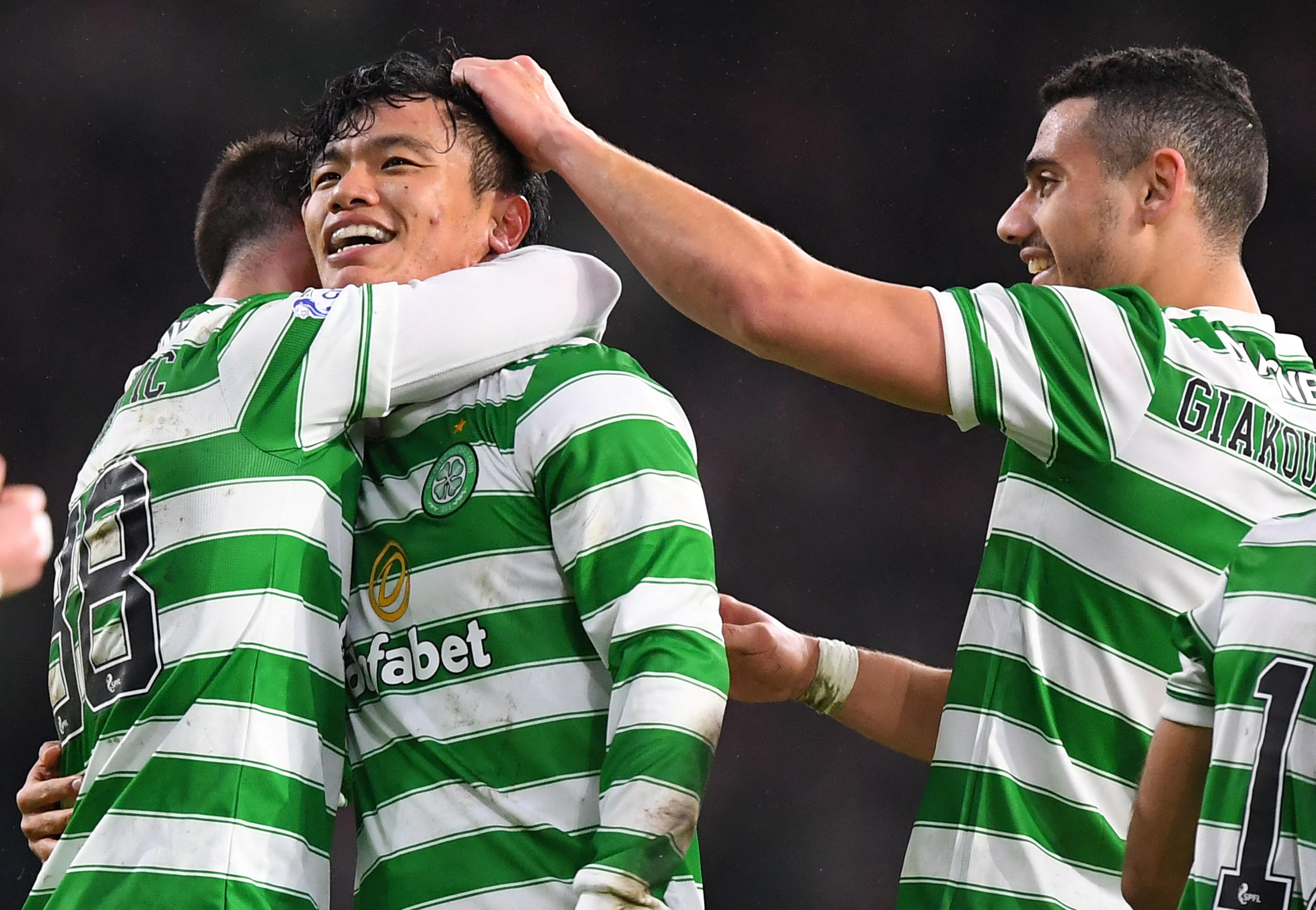 Reo Hatate starred in Celtic’s win over Rangers in February.