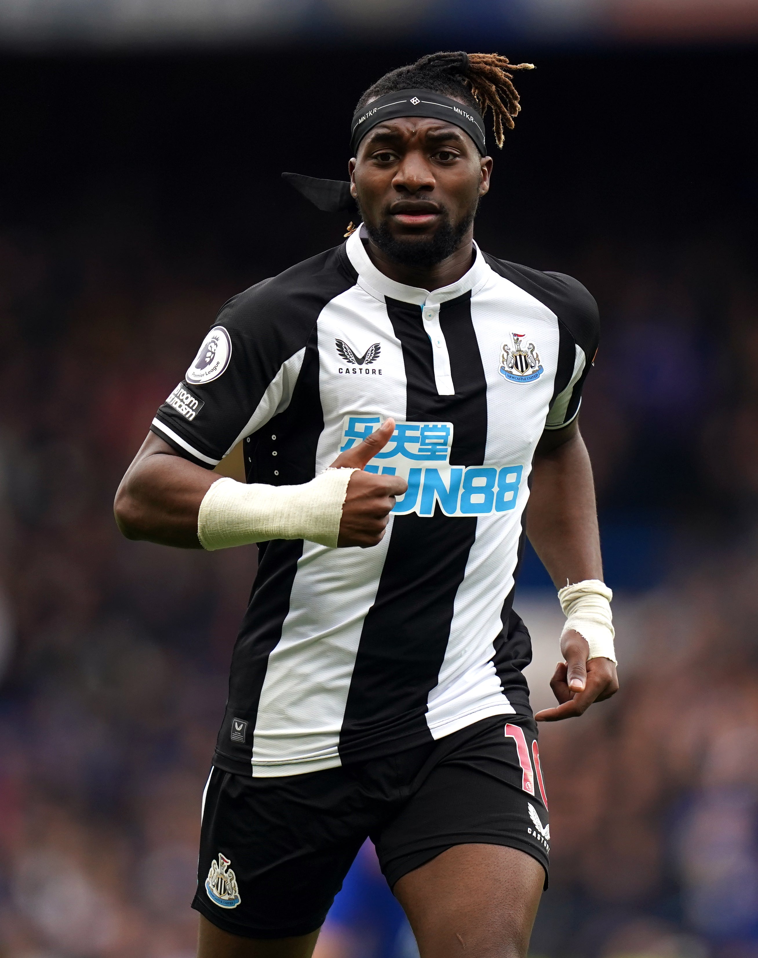 Newcastle striker Allan Saint-Maximin has been told to concentrate on doing what he does best (Adam Davy/PA)