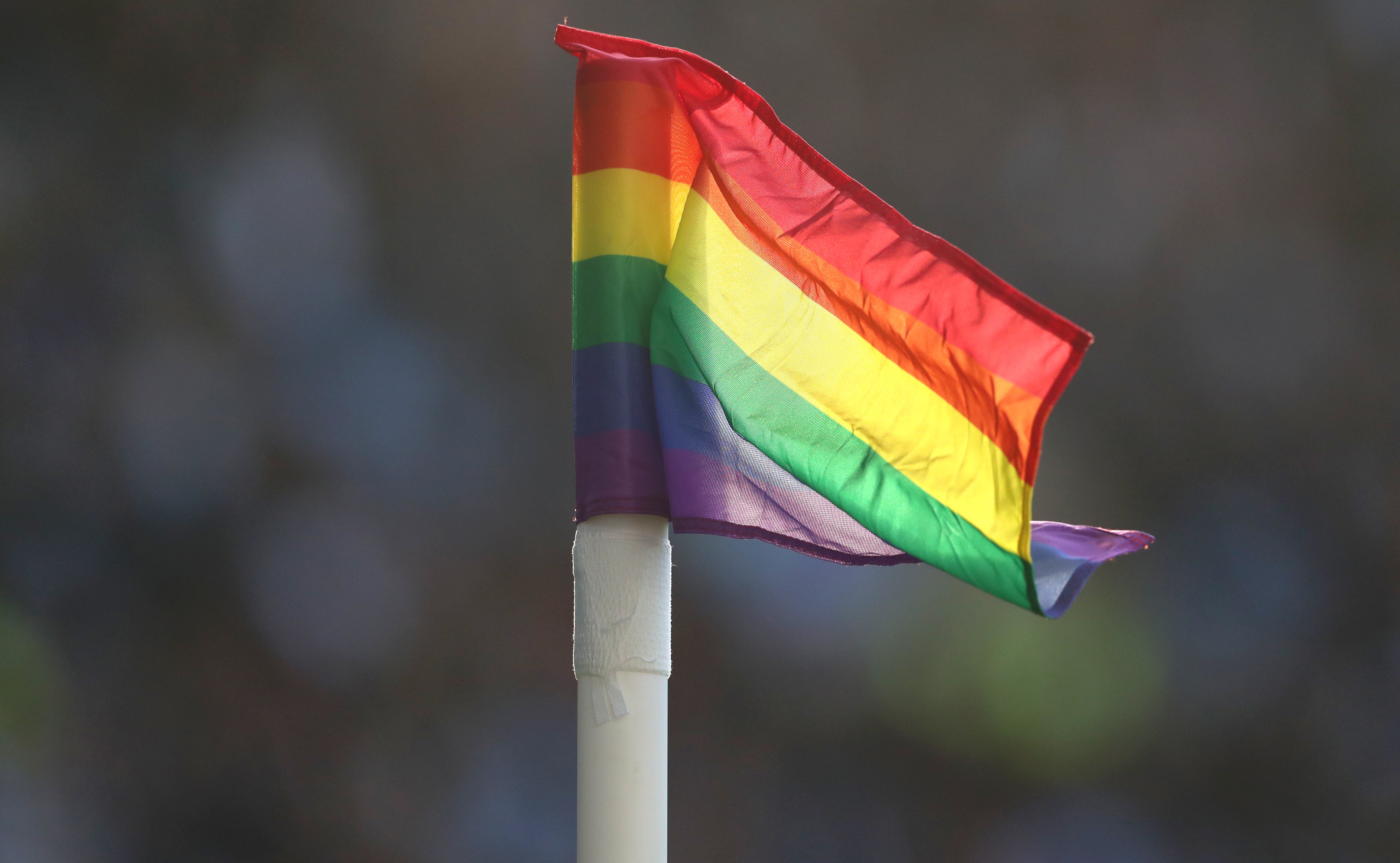 The Fare network has condemned the suggestion that rainbow flags could be removed from supporters at the World Cup in Qatar (Barrington Coombs/PA)