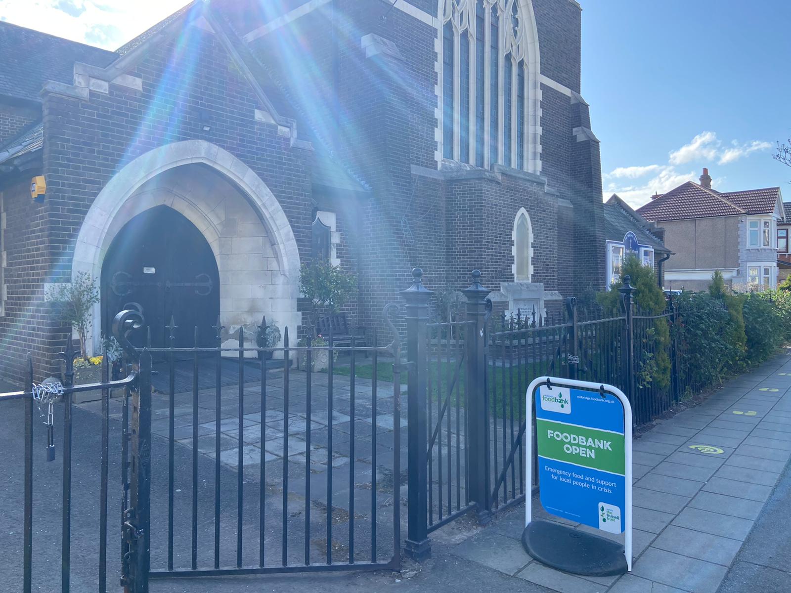 All Saints Church hosts a regular food bank in the Ilford, east London