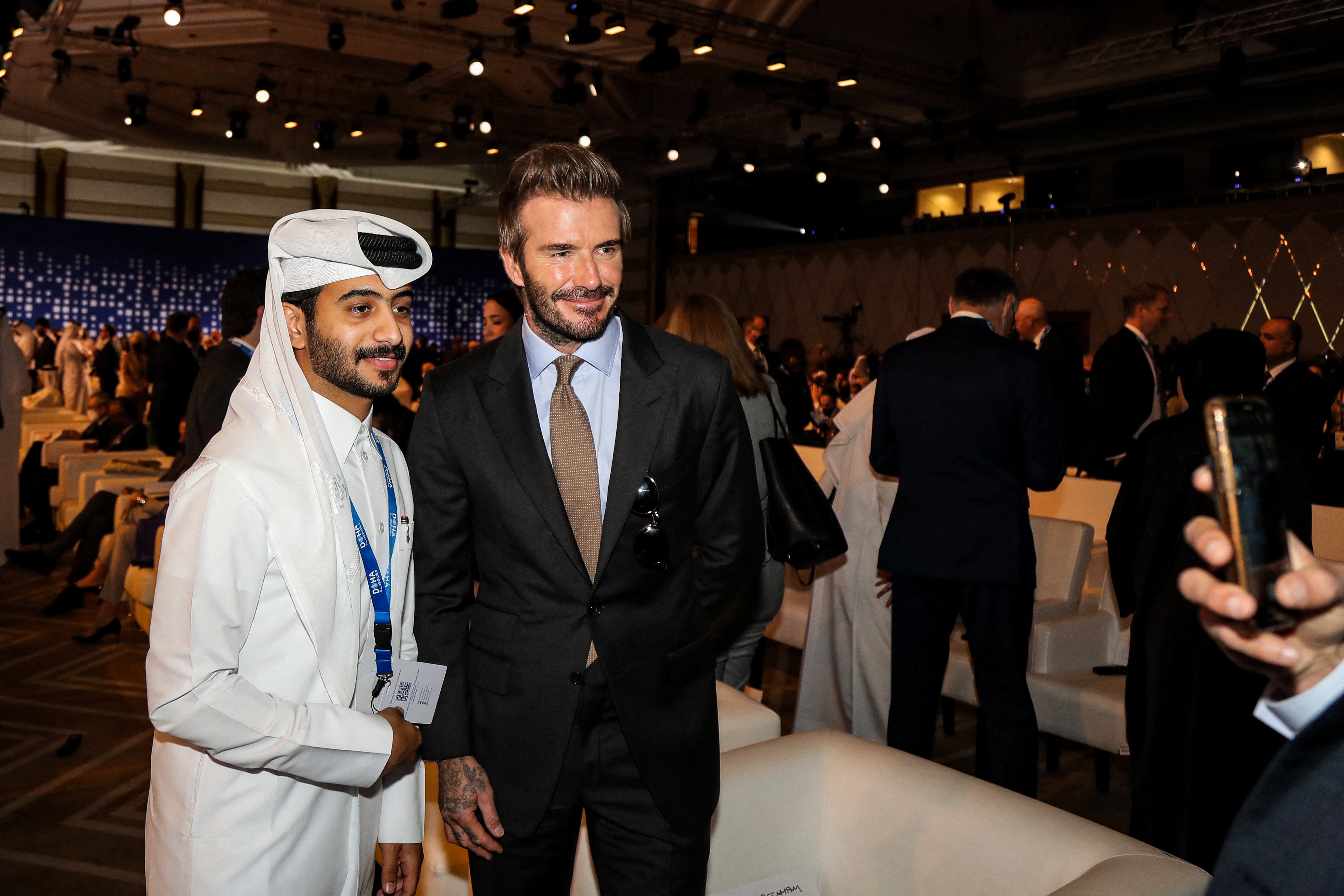 David Beckham in Qatar