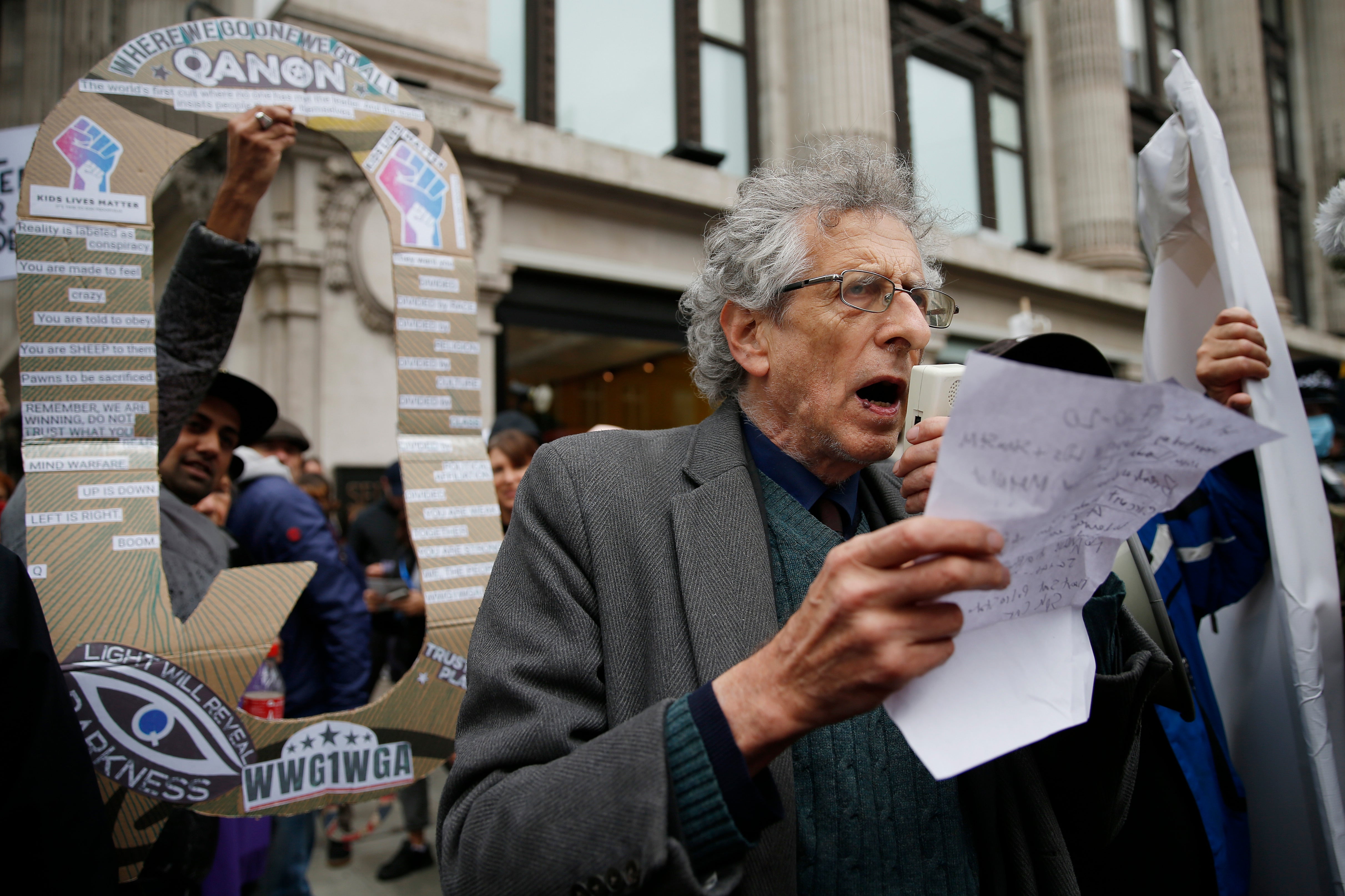 Piers Corbyn is a prominent figure in anti-lockdown conspiracy groups