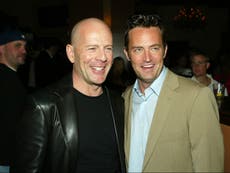 ‘The coolest man I’ve met’: Matthew Perry sends supportive message to former co-star Bruce Willis after aphasia diagnosis