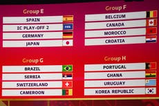 World Cup fixtures: Groups, dates, kick-off times and full schedule for Qatar 2022