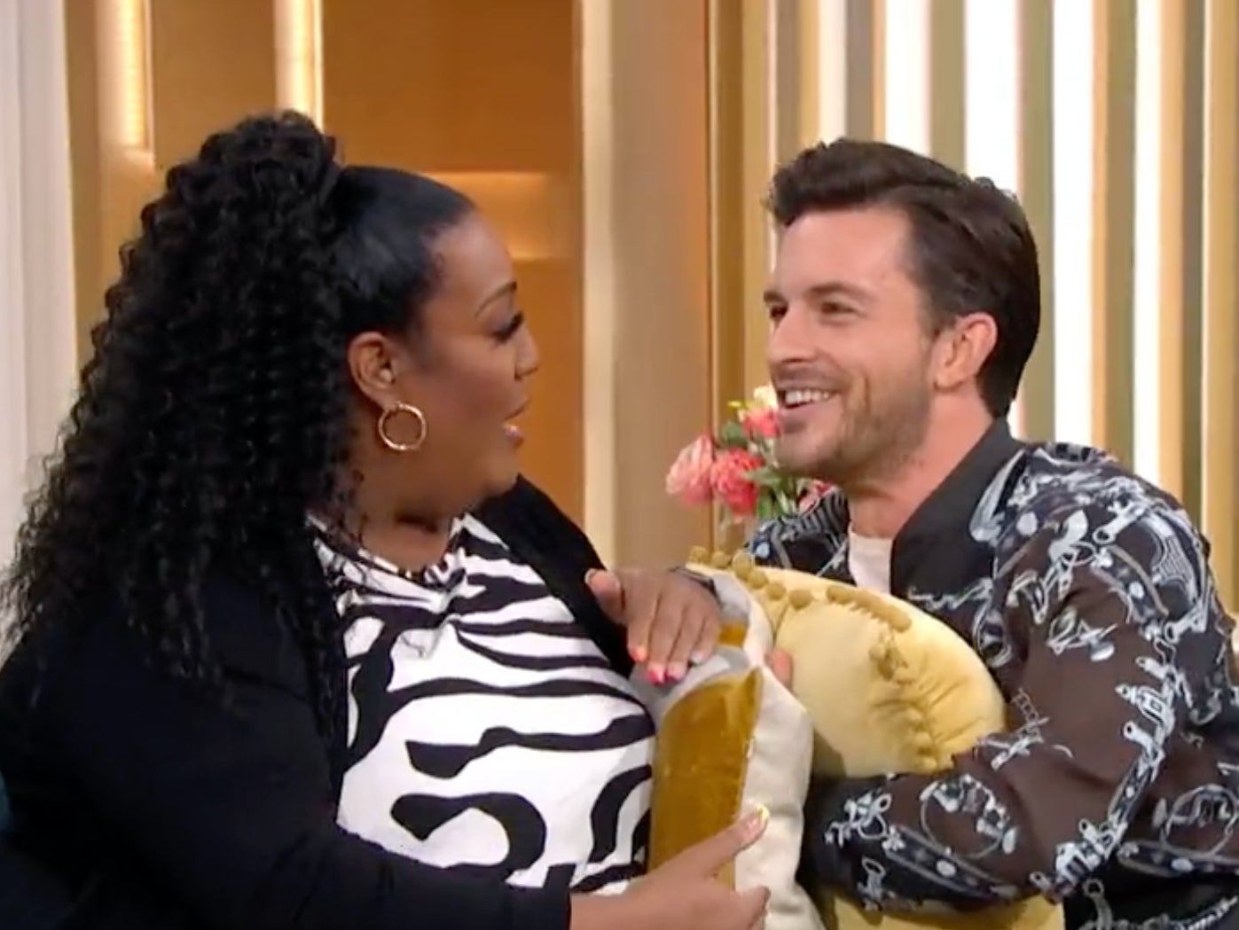 Alison Hammond and Jonathan Bailey on ‘This Morning’