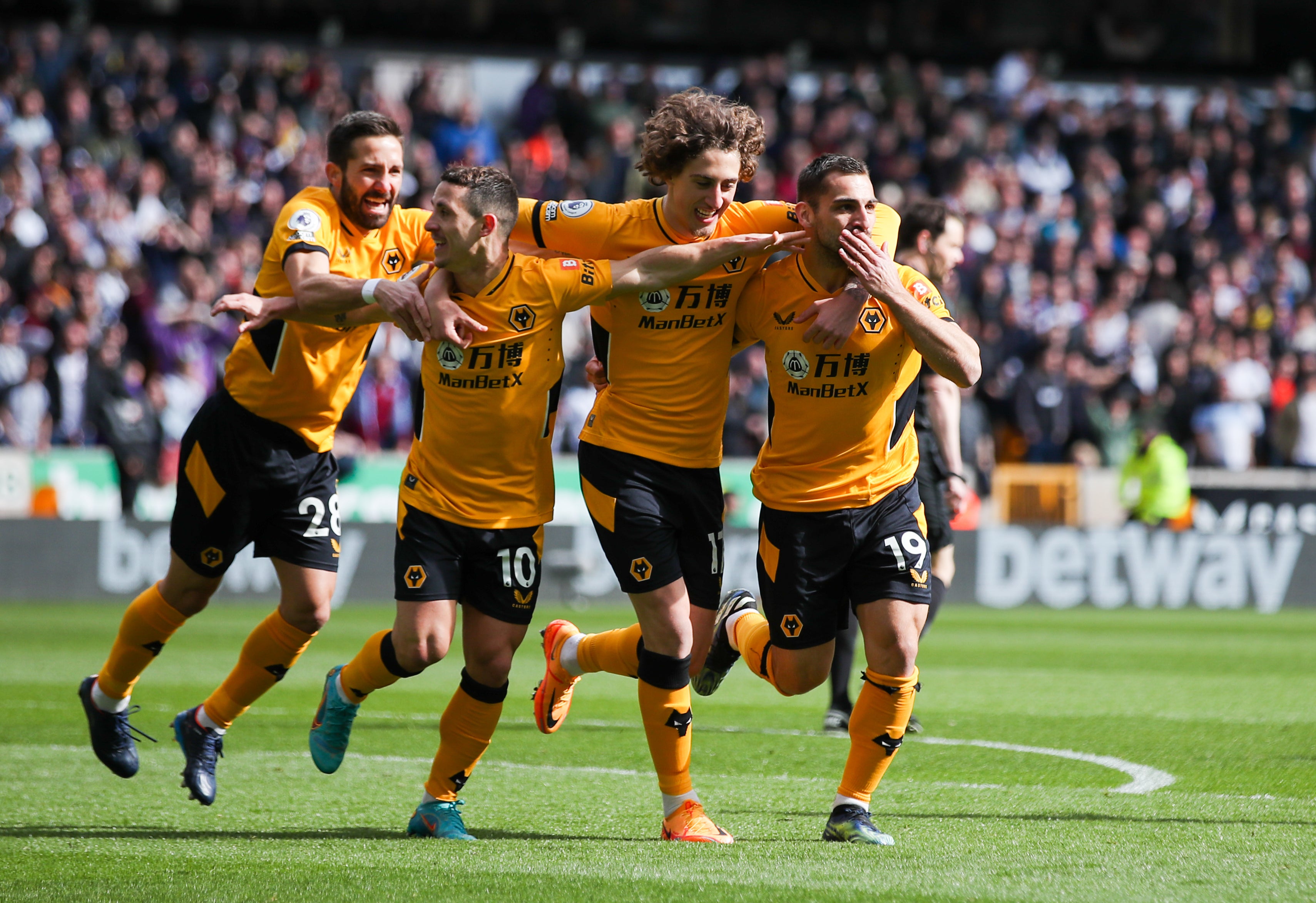 Jonny celebrates opening the scoring (Isaac Parkin/PA)