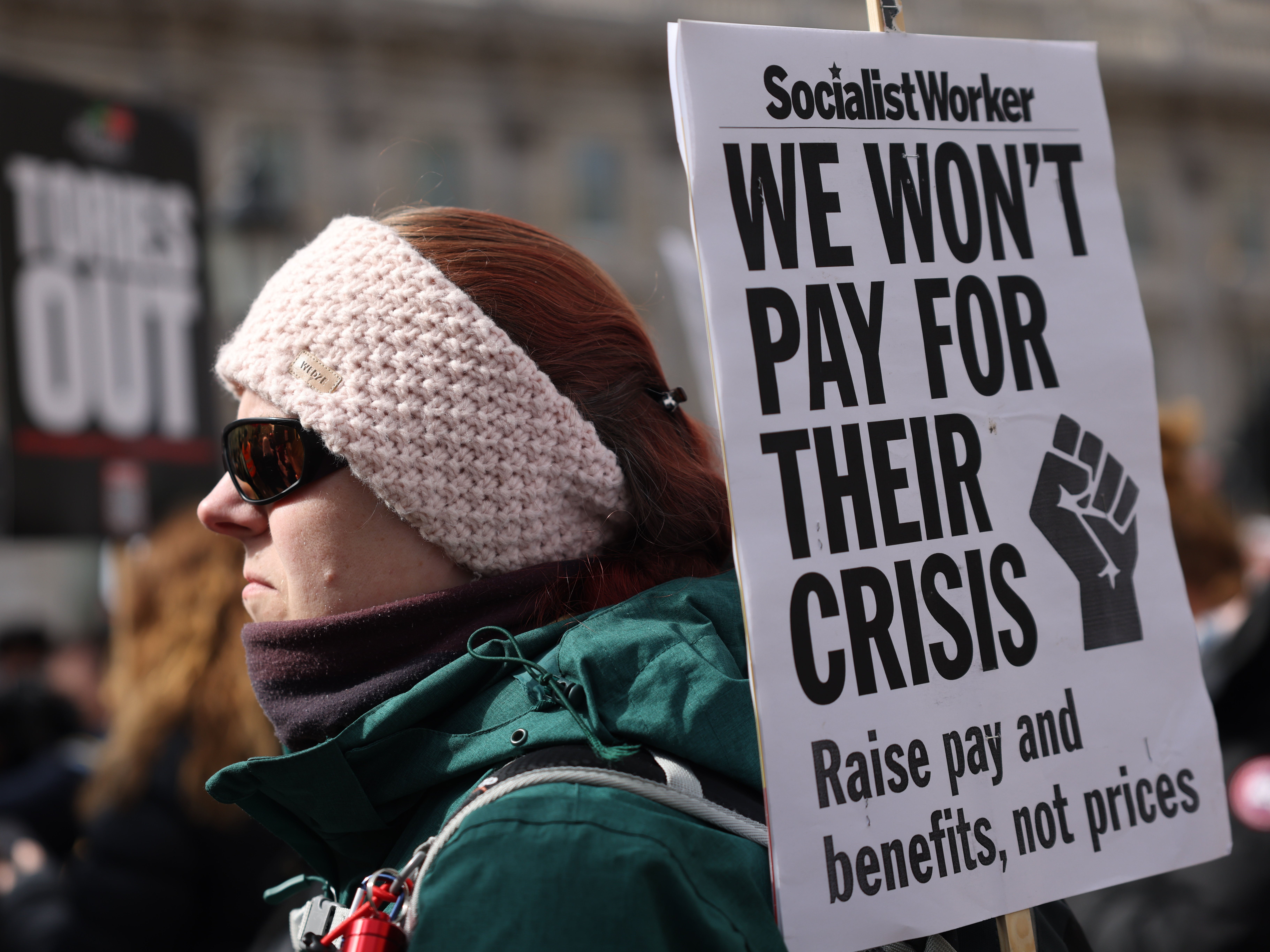 People across the UK have taken to the streets to protest energy prices this weekend