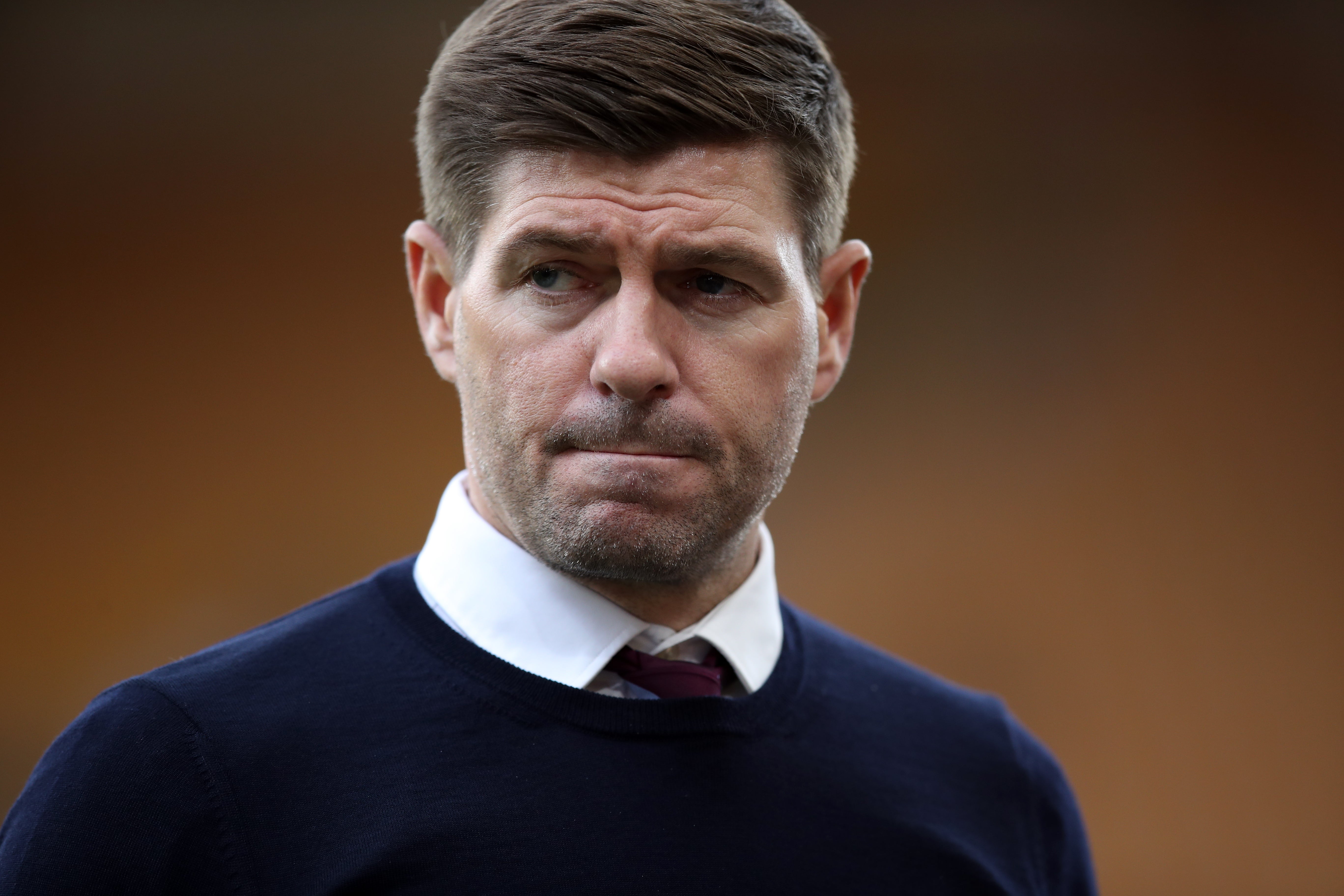 Steven Gerrard’s Aston Villa suffered defeat at Wolves (Isaac Parkin/PA)