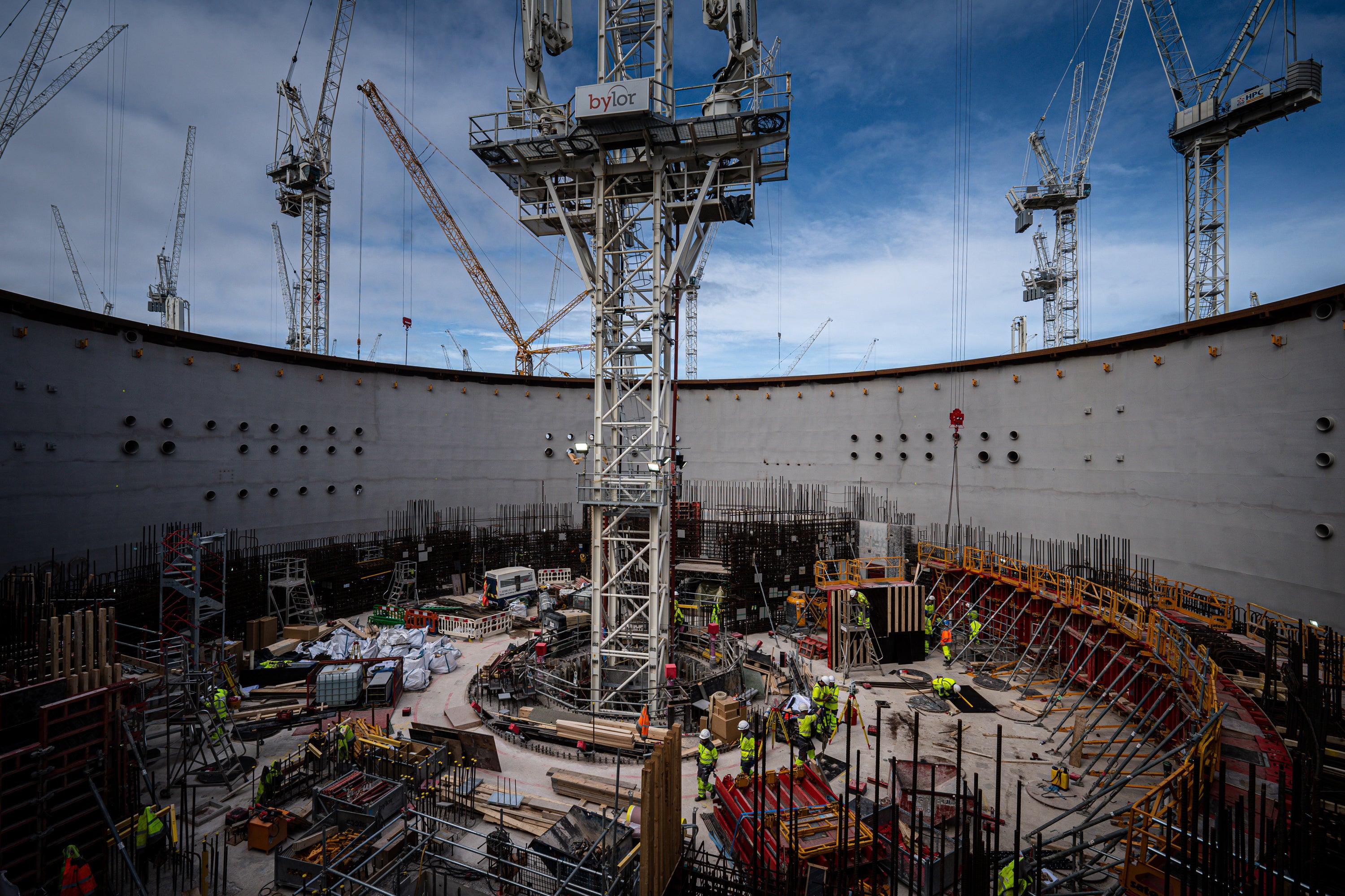 The UK could massively scale up its nuclear power capability by 2050 (Ben Birchall/PA)